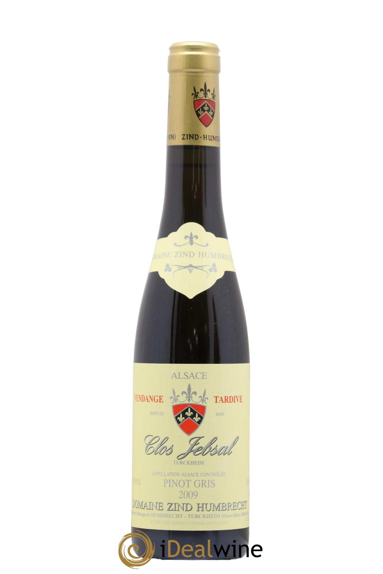 Alsace Pinot Gris Clos Jebsal Vendanges Tardives Zind-Humbrecht (Domaine) 2009 - Lotto di 1 mezza bottiglia - 0