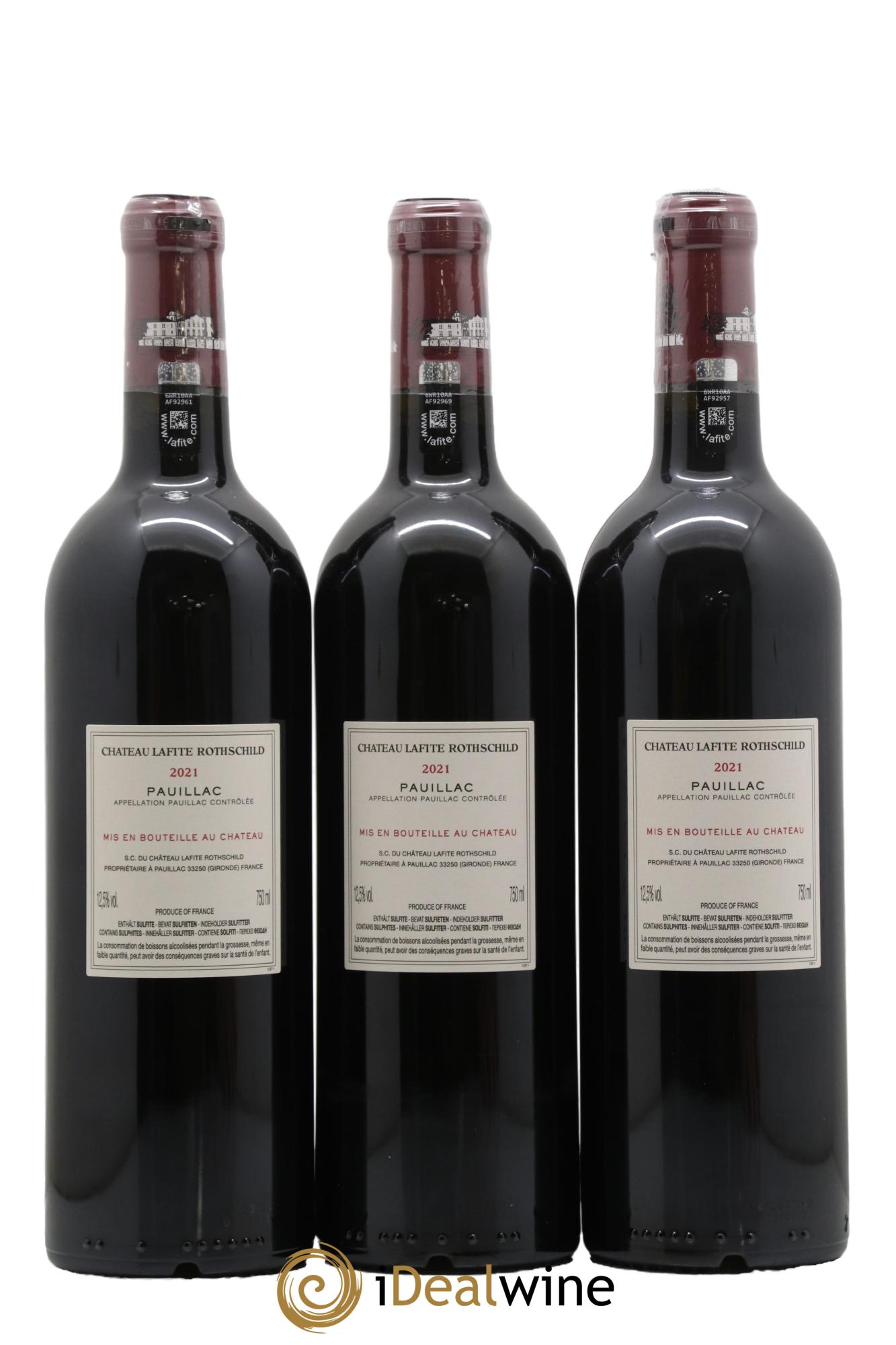 Château Lafite Rothschild 1er Grand Cru Classé 2021 - Lot de 6 bouteilles - 2