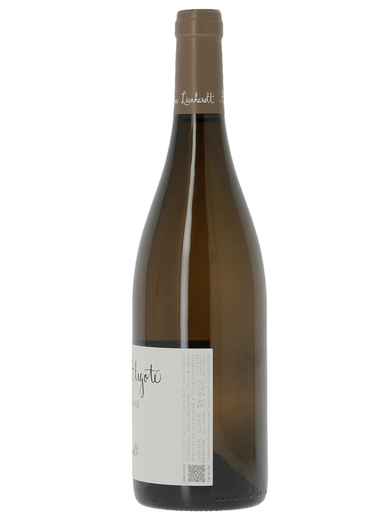 Bourgogne Aligoté 35 mois d'élevage Antoine Lienhardt  2023 - Lot de 1 bouteille - 1