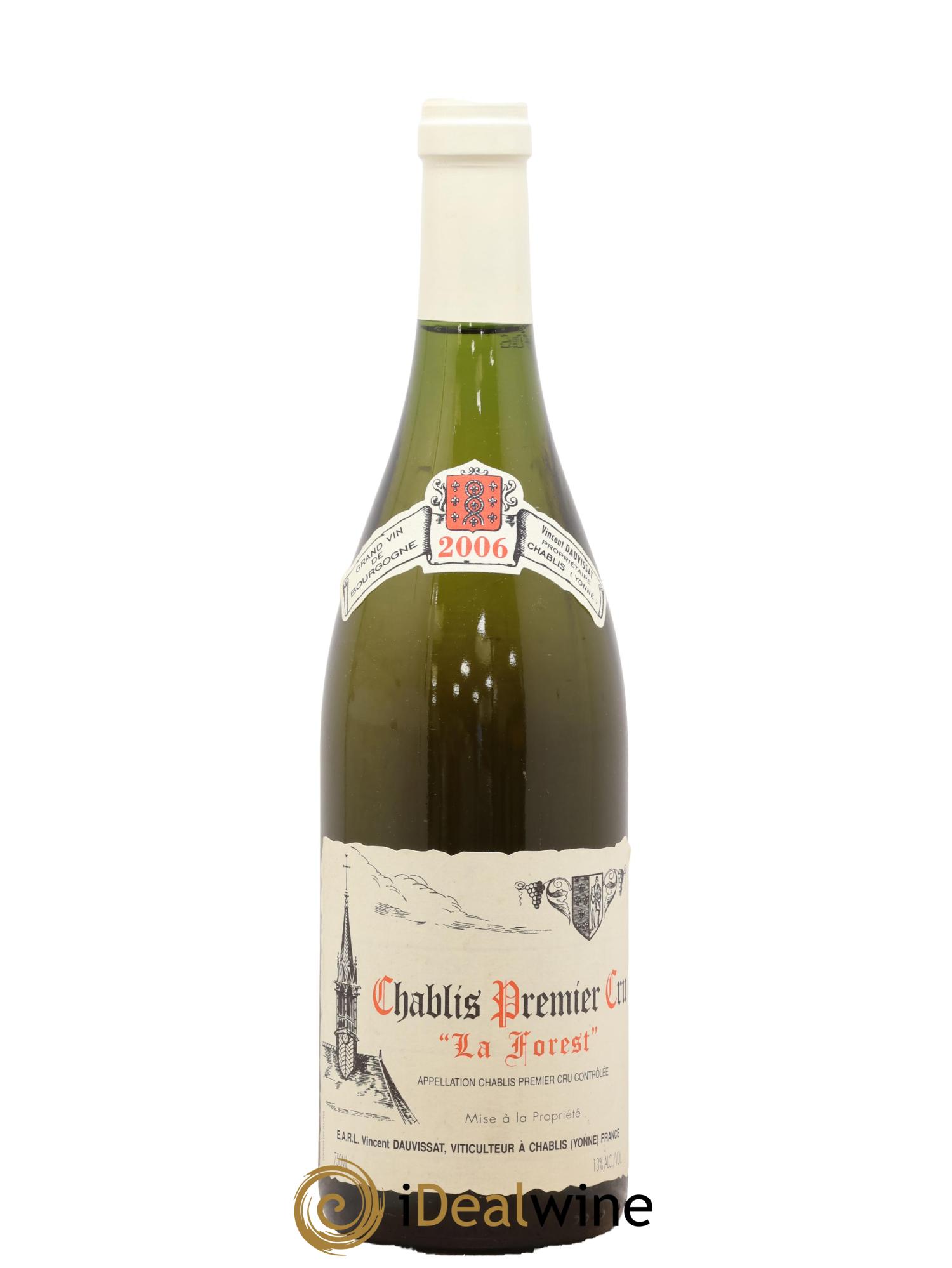 Chablis 1er Cru La Forest Vincent Dauvissat (Domaine) 2006 - Lotto di 1 bottiglia - 0
