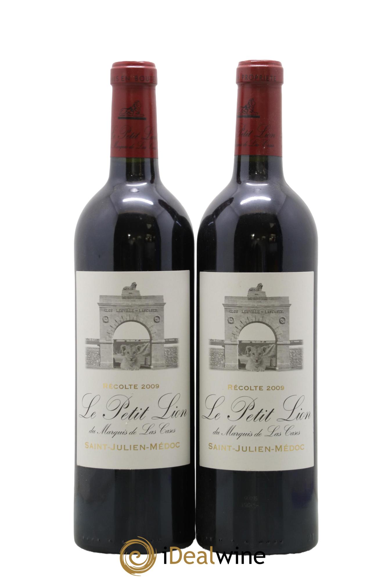 Le Petit Lion du Marquis de Las Cases Second Vin 2009 - Lot de 2 bouteilles - 0