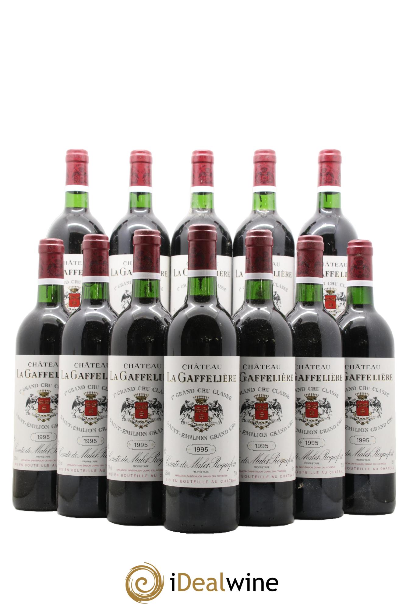 Château la Gaffelière 1er Grand Cru Classé B 1995 - Lot de 12 bouteilles - 0