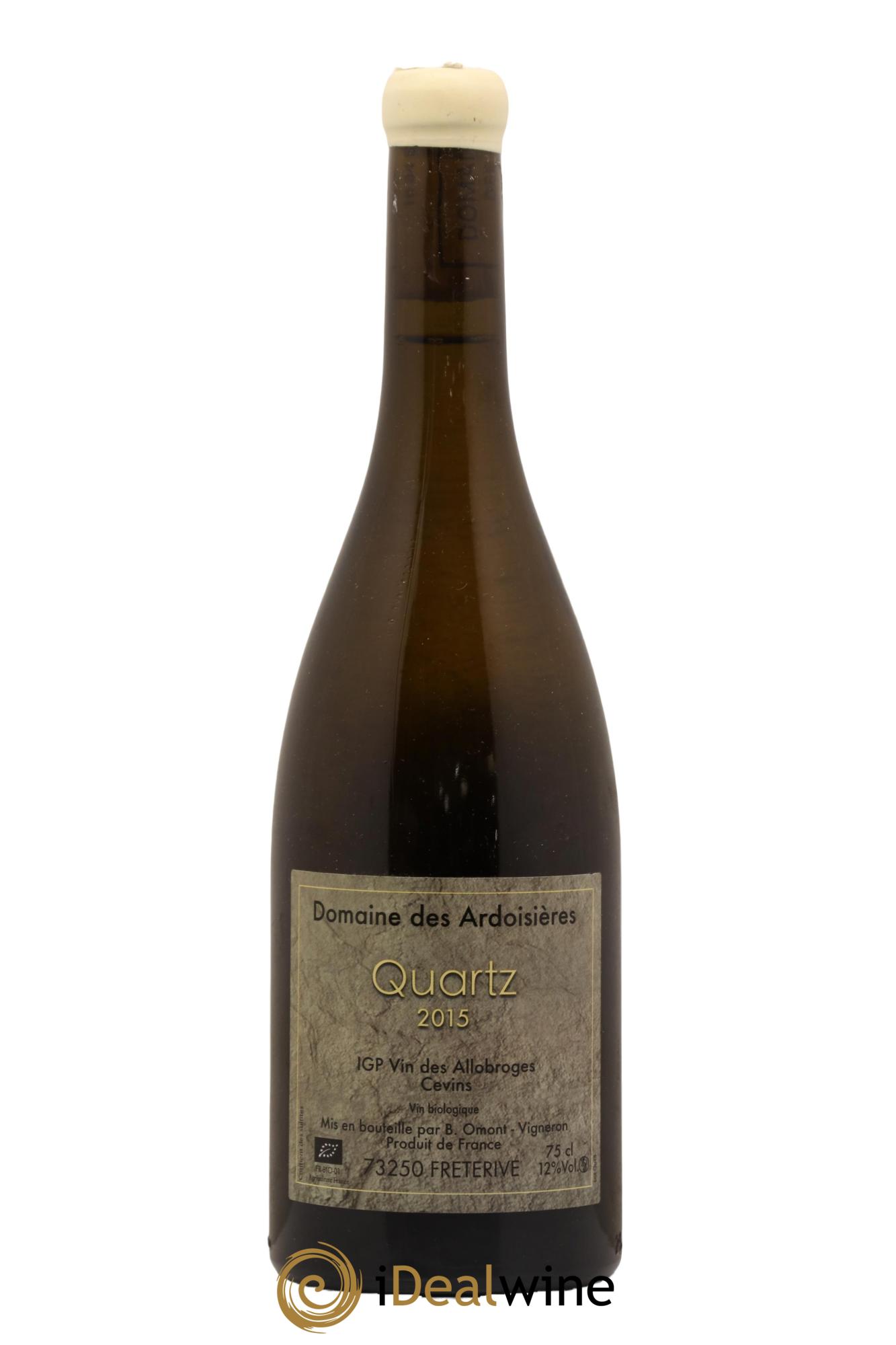 Vin des Allobroges Cevins Quartz Ardoisières (Domaine des) 2015 - Lot de 1 bouteille - 0