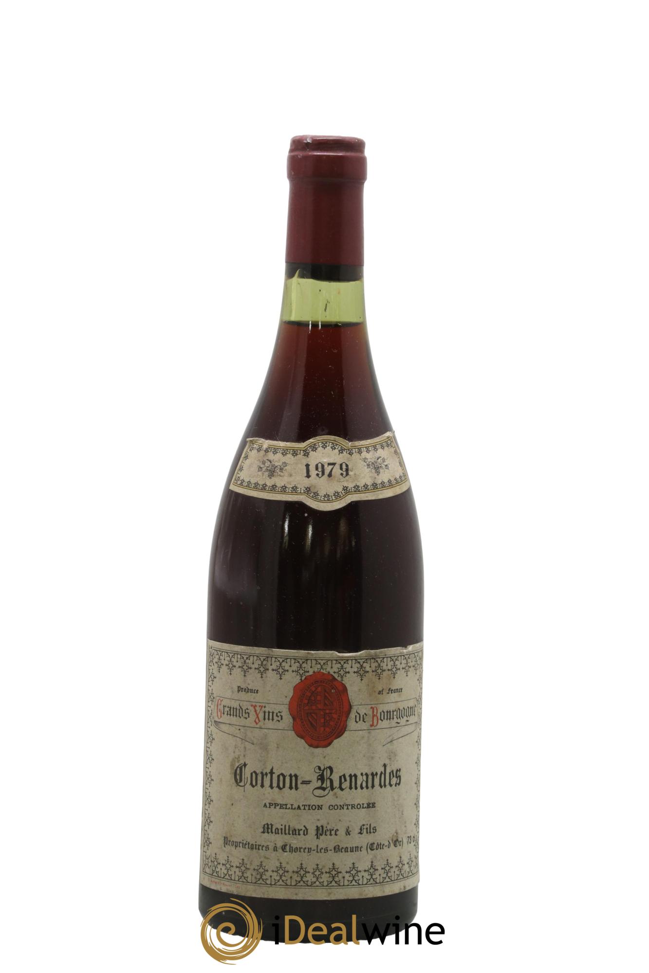 Corton Grand Cru Les Renardes Maillard et Fils (Domaine) 1979 - Lot of 1 bottle - 0