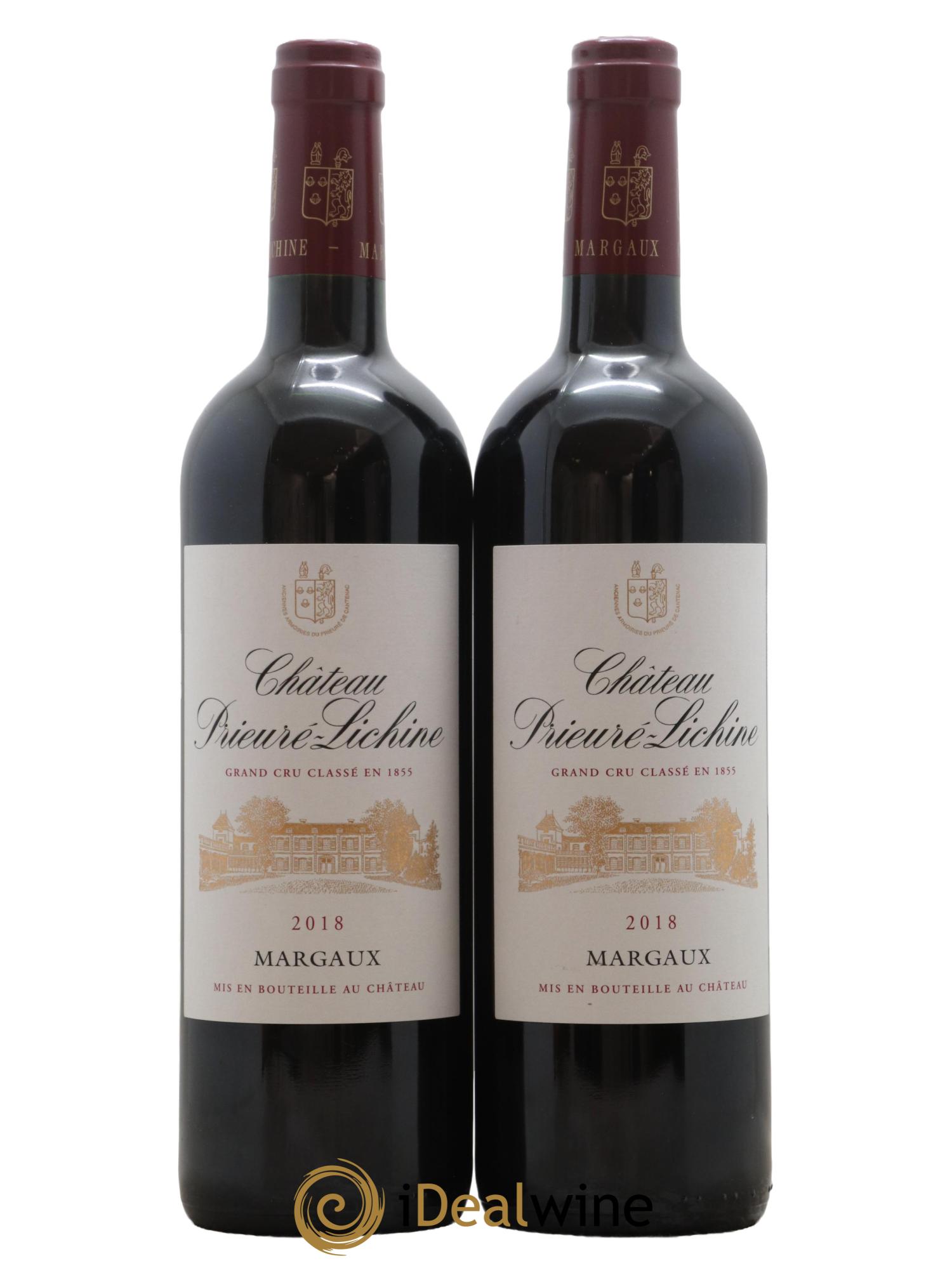 Château Prieuré Lichine 4ème Grand Cru Classé 2018 - Lot de 2 bouteilles - 0