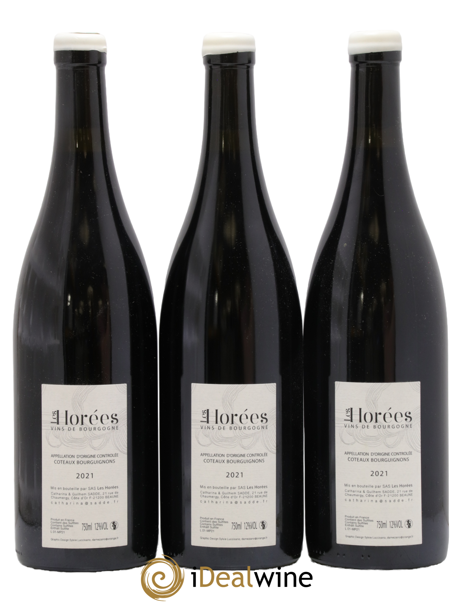 Coteaux Bourguignons Mon Poulain Les Horées 2021 - Lot de 3 bouteilles - 1