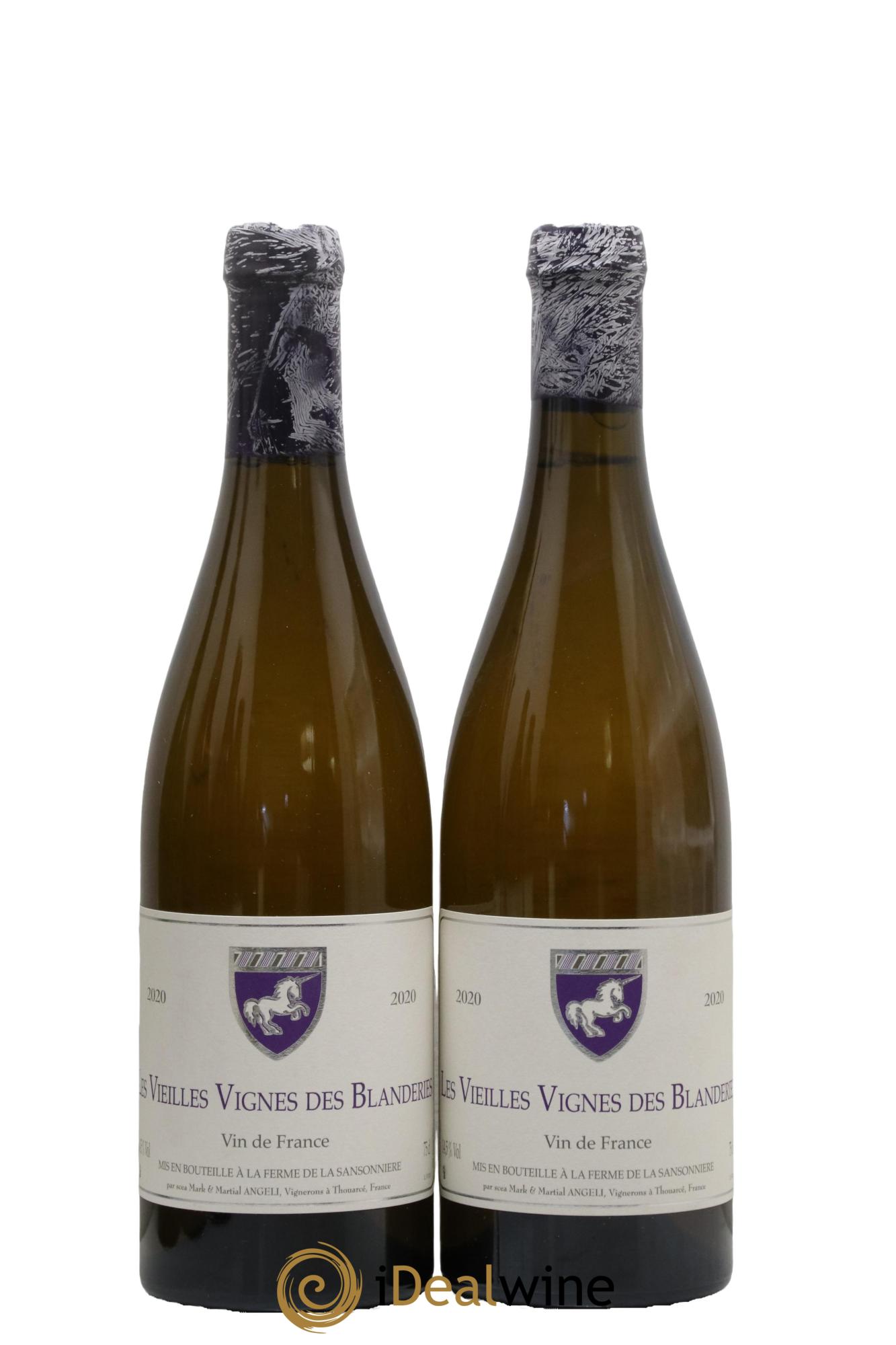 Vin de France Les Vieilles Vignes des Blanderies Mark Angeli (Domaine) - Ferme de la Sansonnière 2020 - Lot of 2 bottles - 0