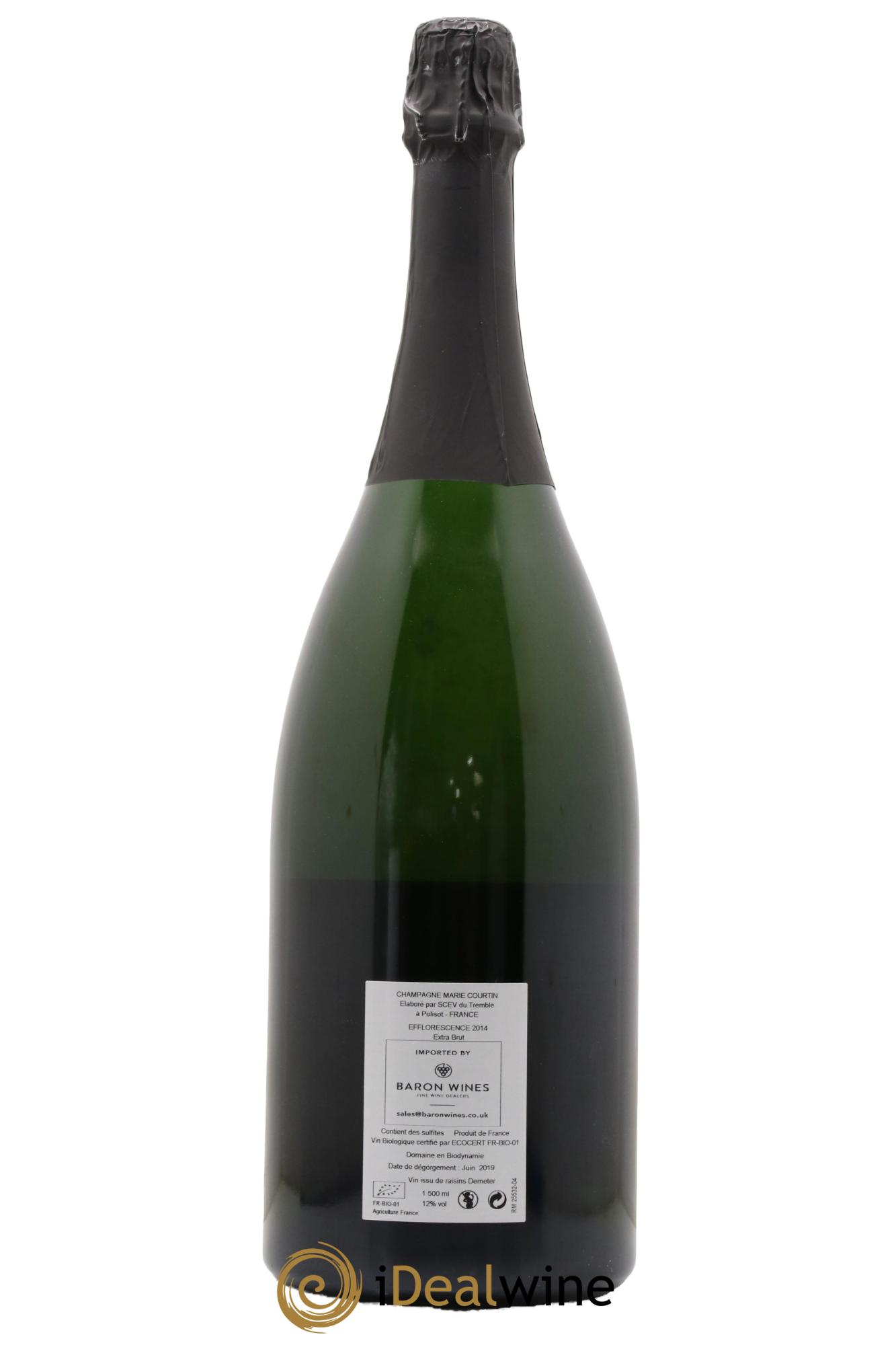 Efflorescence Extra-Brut Marie Courtin 2014 - Lot de 1 magnum - 1