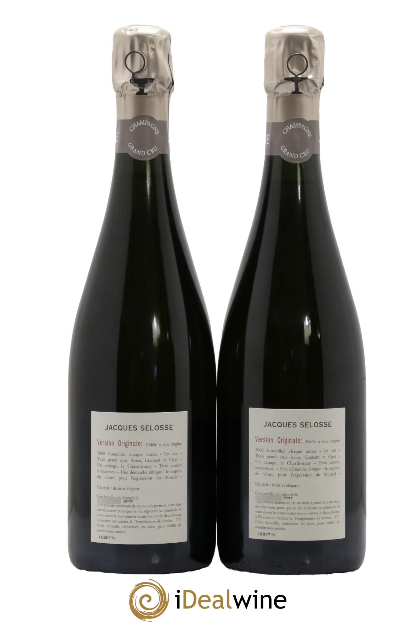 Version Originale Jacques Selosse - Lot of 2 bottles - 1