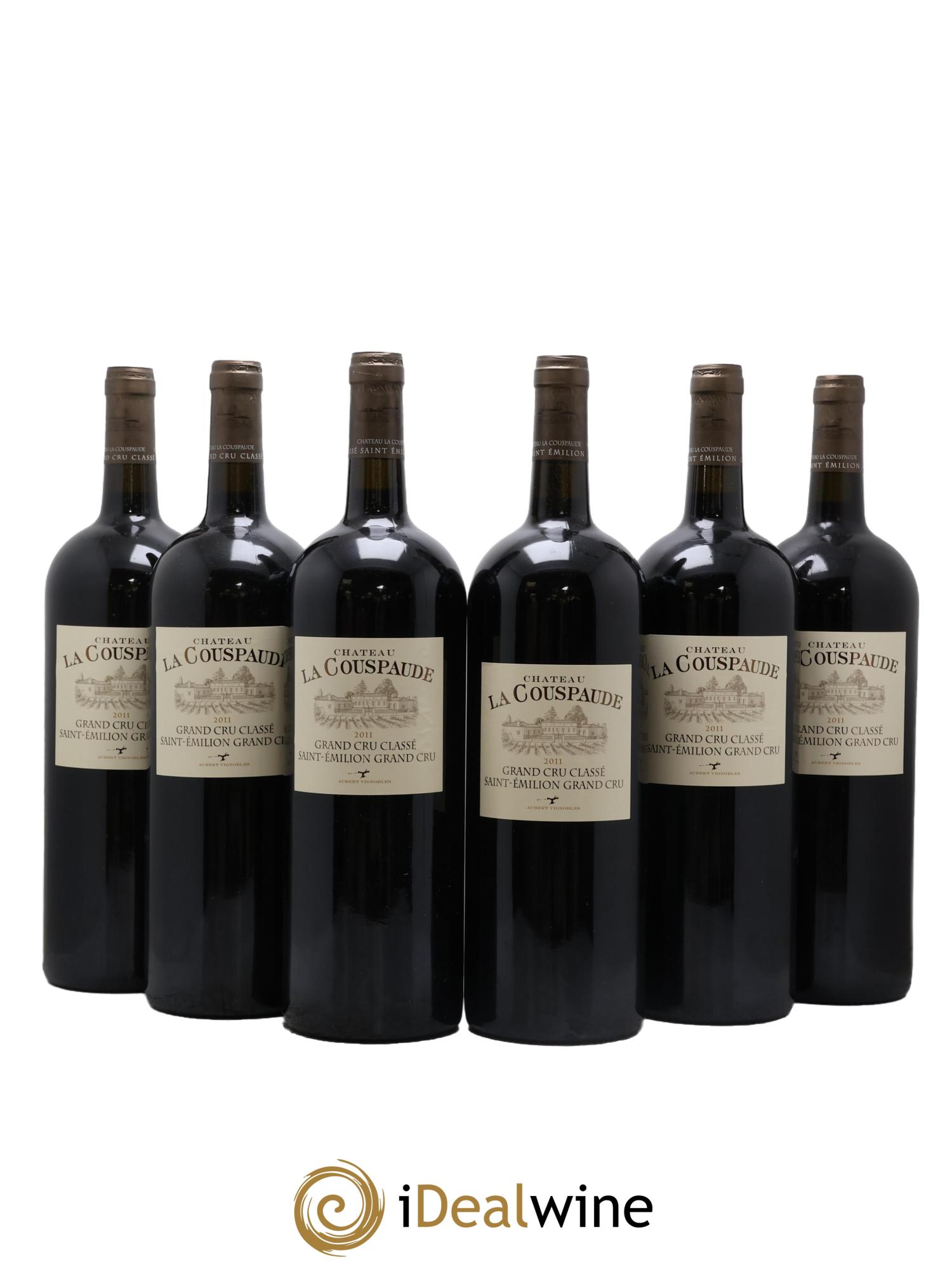 Château la Couspaude Grand Cru Classé 2011 - Lot de 6 magnums - 0