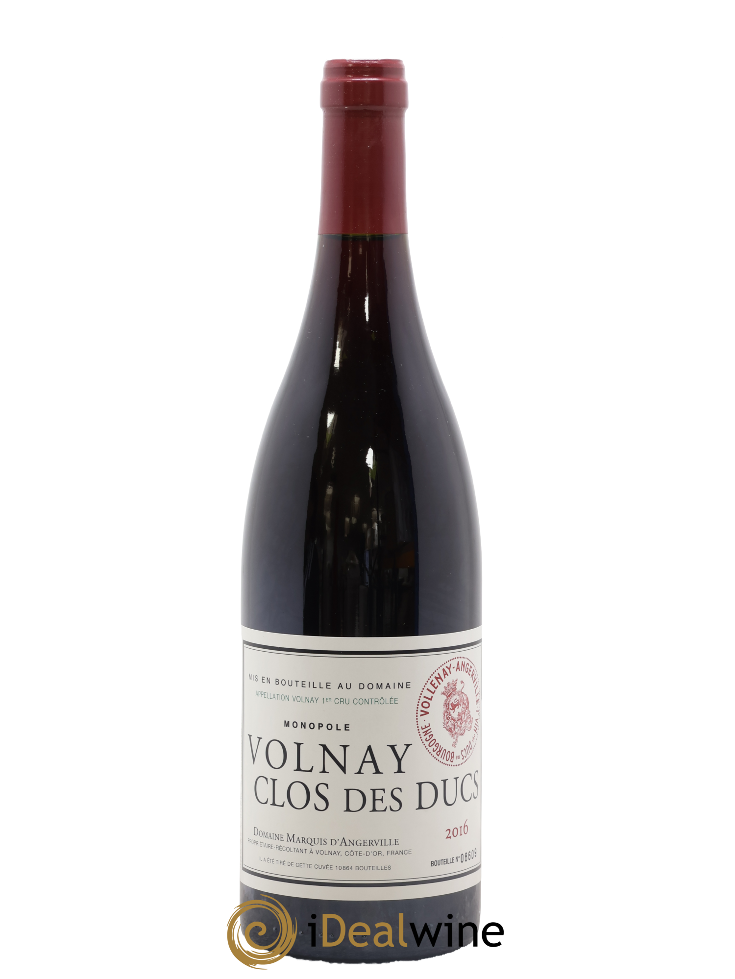 Volnay 1er Cru Clos des Ducs Marquis d'Angerville (Domaine) 2016 - Lotto di 1 bottiglia - 0