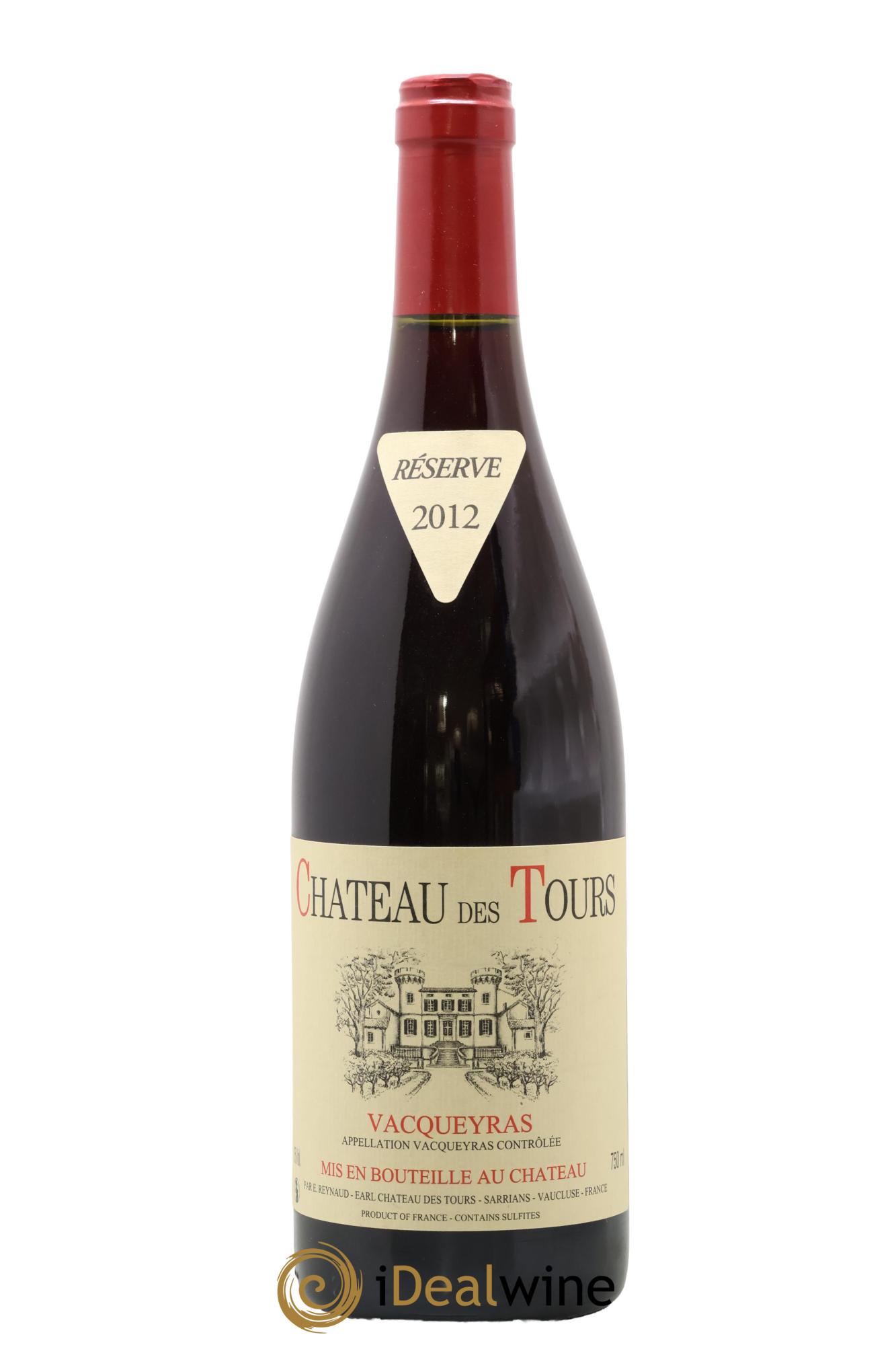 Vacqueyras Château des Tours Emmanuel Reynaud 2012 - Lotto di 1 bottiglia - 0