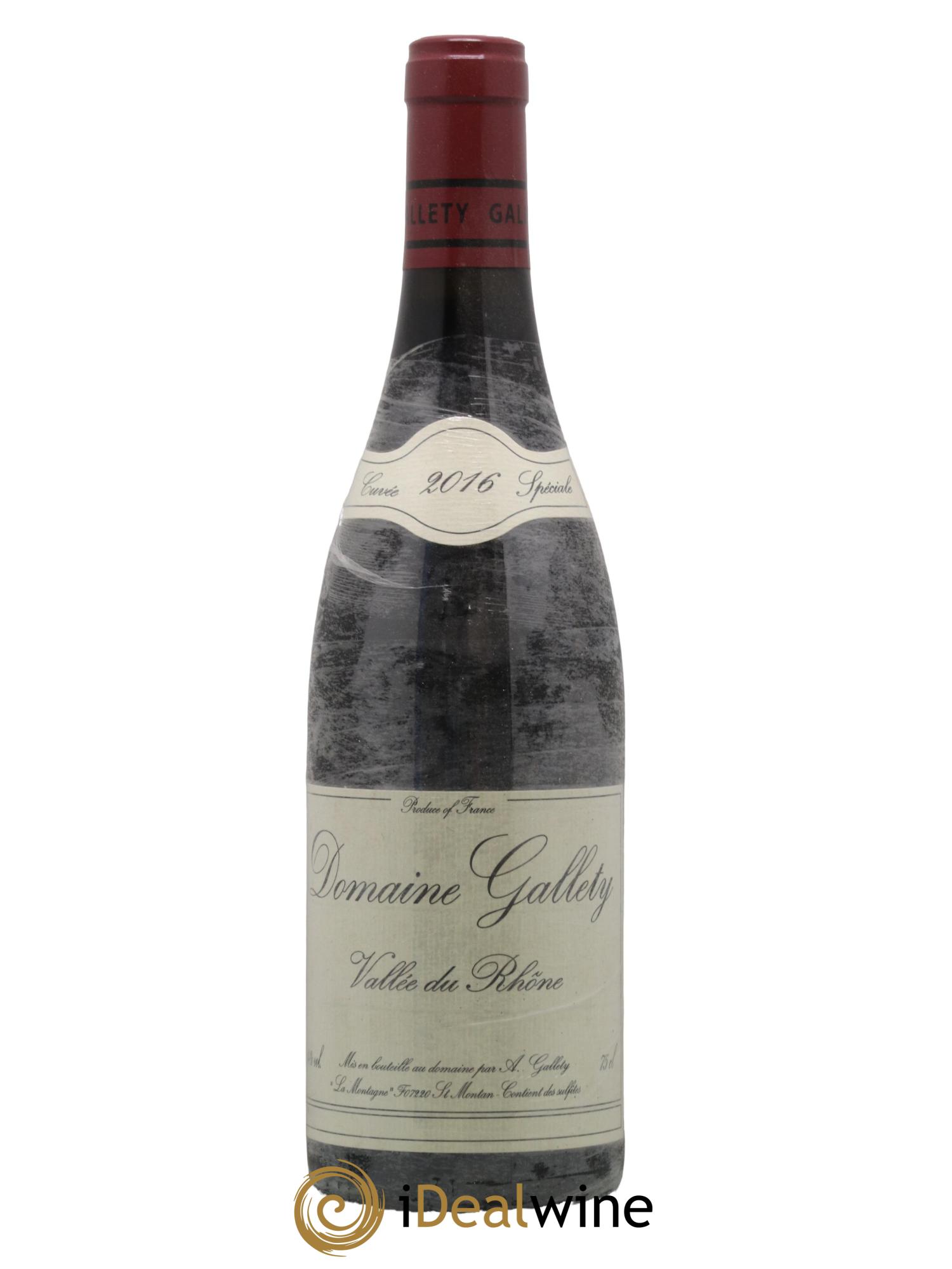 Côtes du Vivarais Gallety (Domaine) 2016 - Lot de 1 bouteille - 0