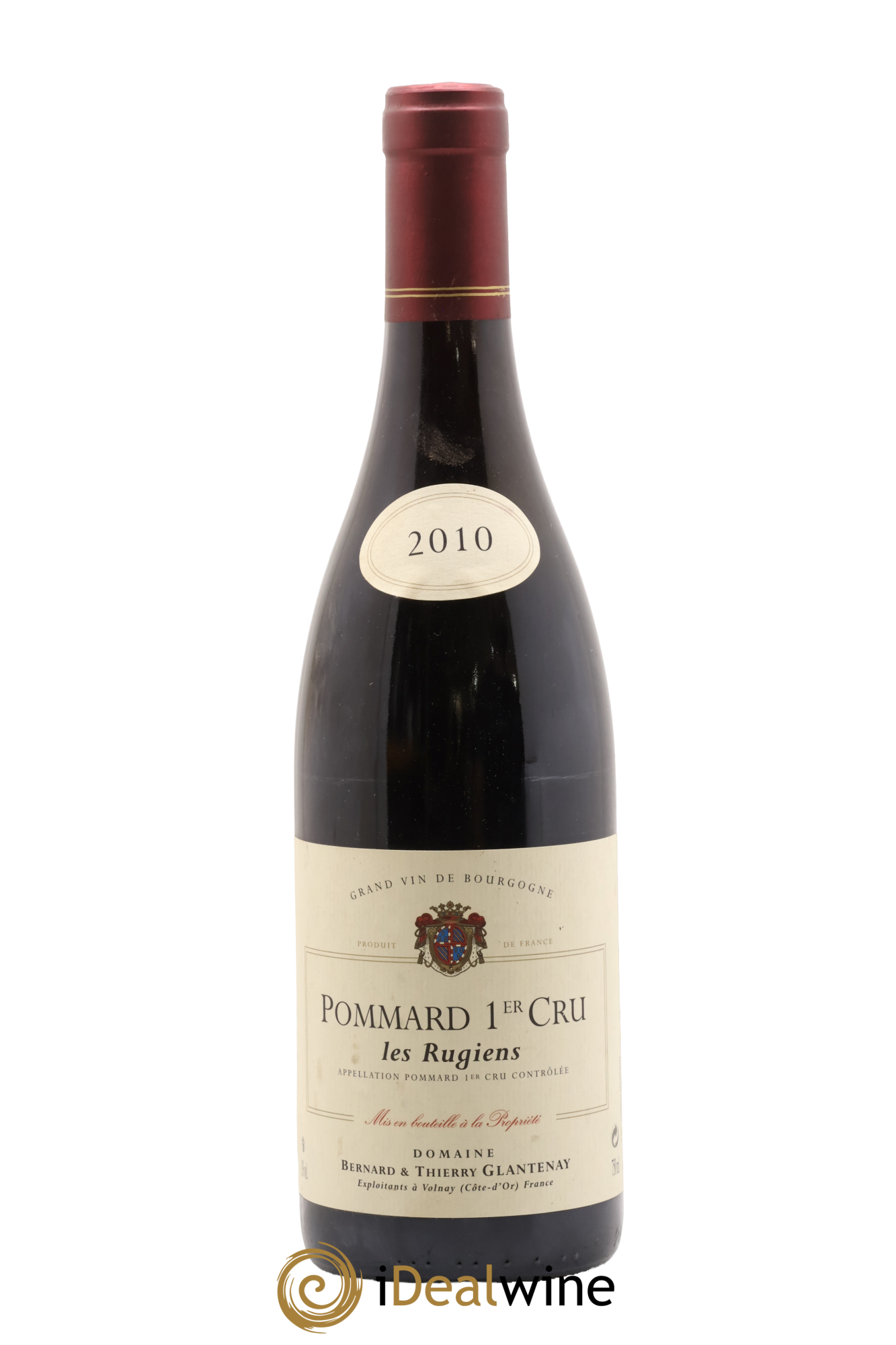 Pommard 1er Cru Les Rugiens Bernard et Thierry Glantenay (Domaine) 2010 - Lot de 1 bouteille - 0