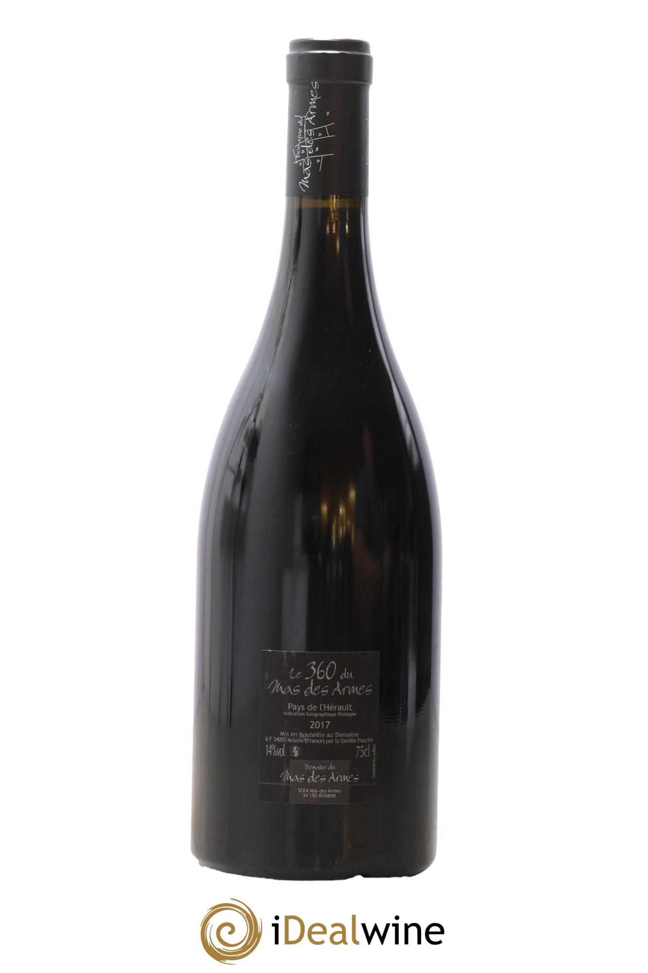 Pays d'Hérault Cuvée 360 Mas des Armes 2017 - Posten von 1 Flasche - 1
