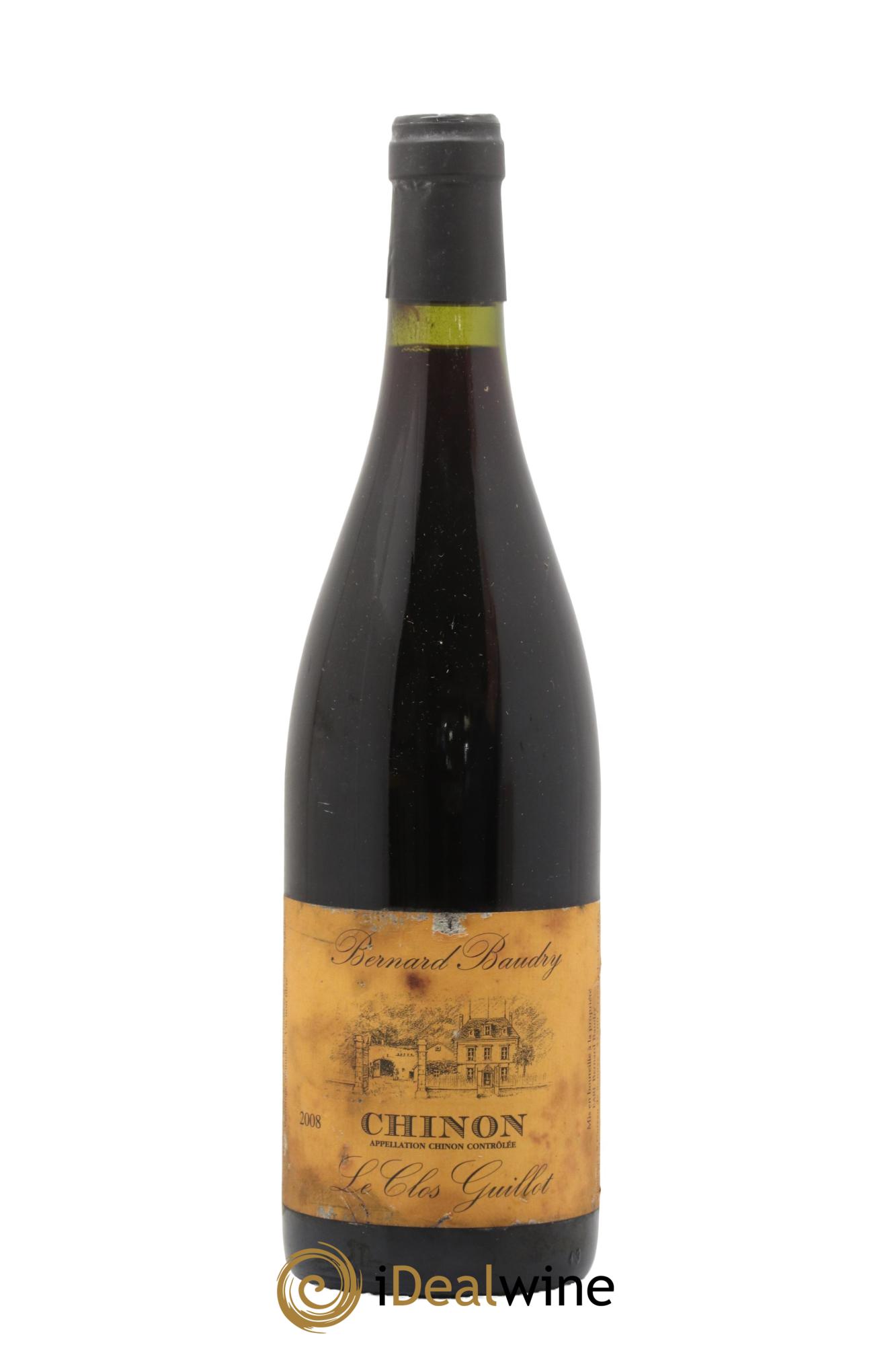 Chinon Le Clos Guillot Bernard Baudry 2008 - Lot de 1 bouteille - 0