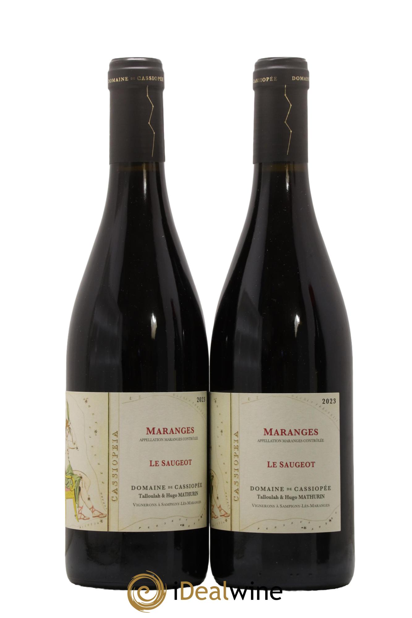 Maranges Le Saugeot Domaine de Cassiopée 2023 - Posten von 2 Flaschen - 0