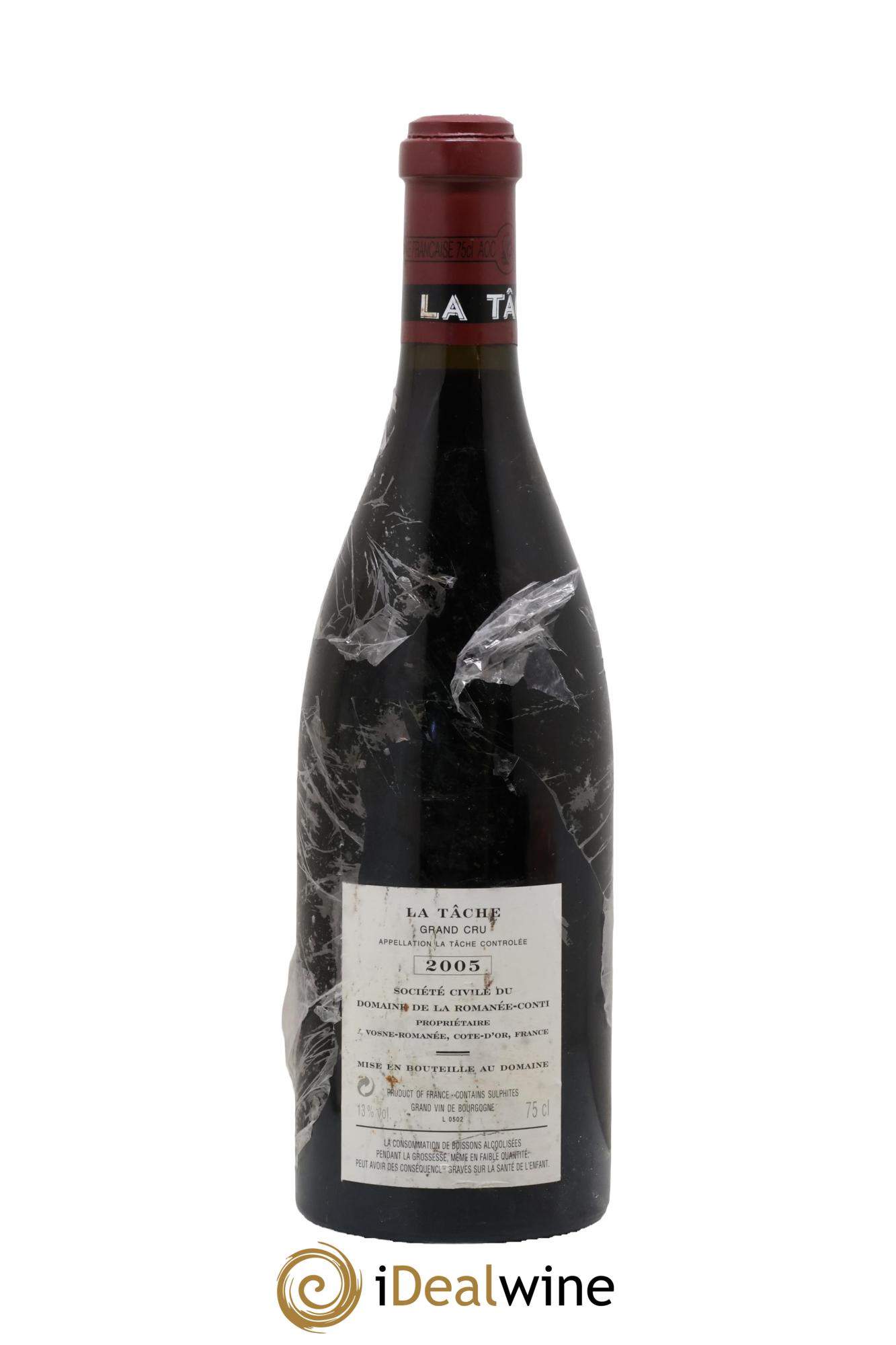 La Tâche Grand Cru Domaine de la Romanée-Conti 2005 - Posten von 1 Flasche - 1