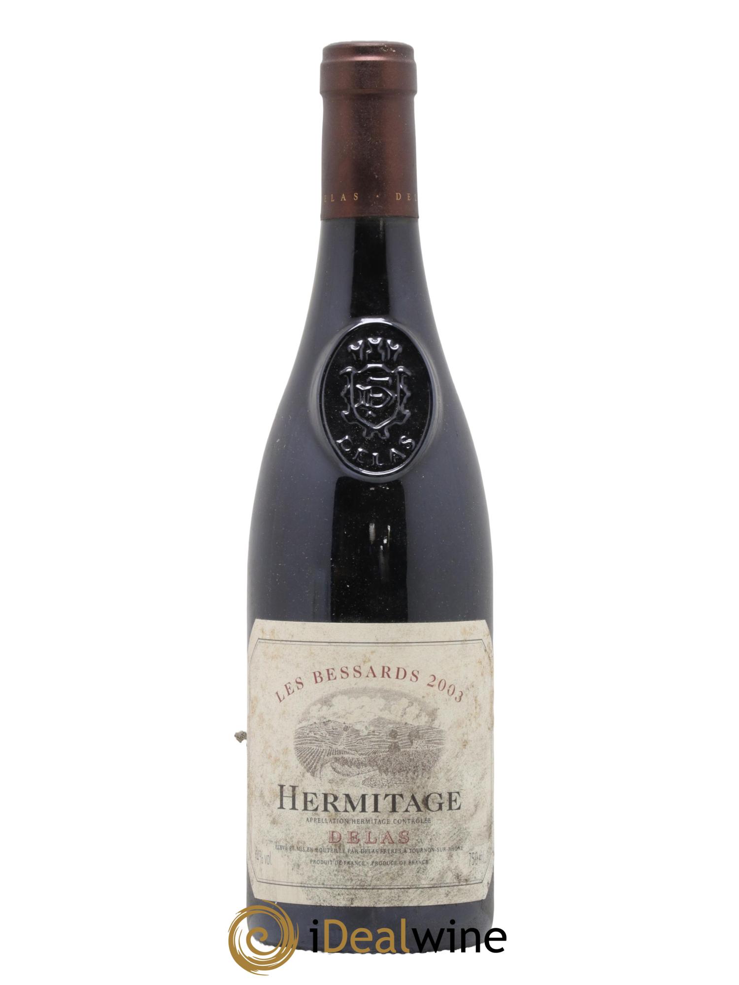 Hermitage Les Bessards Delas Frères 2003 - Lot de 1 bouteille - 0