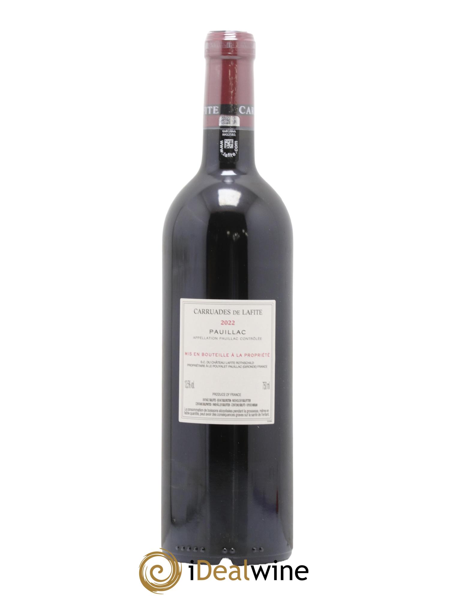Carruades de Lafite Rothschild Second Vin 2022 - Lotto di 1 bottiglia - 1