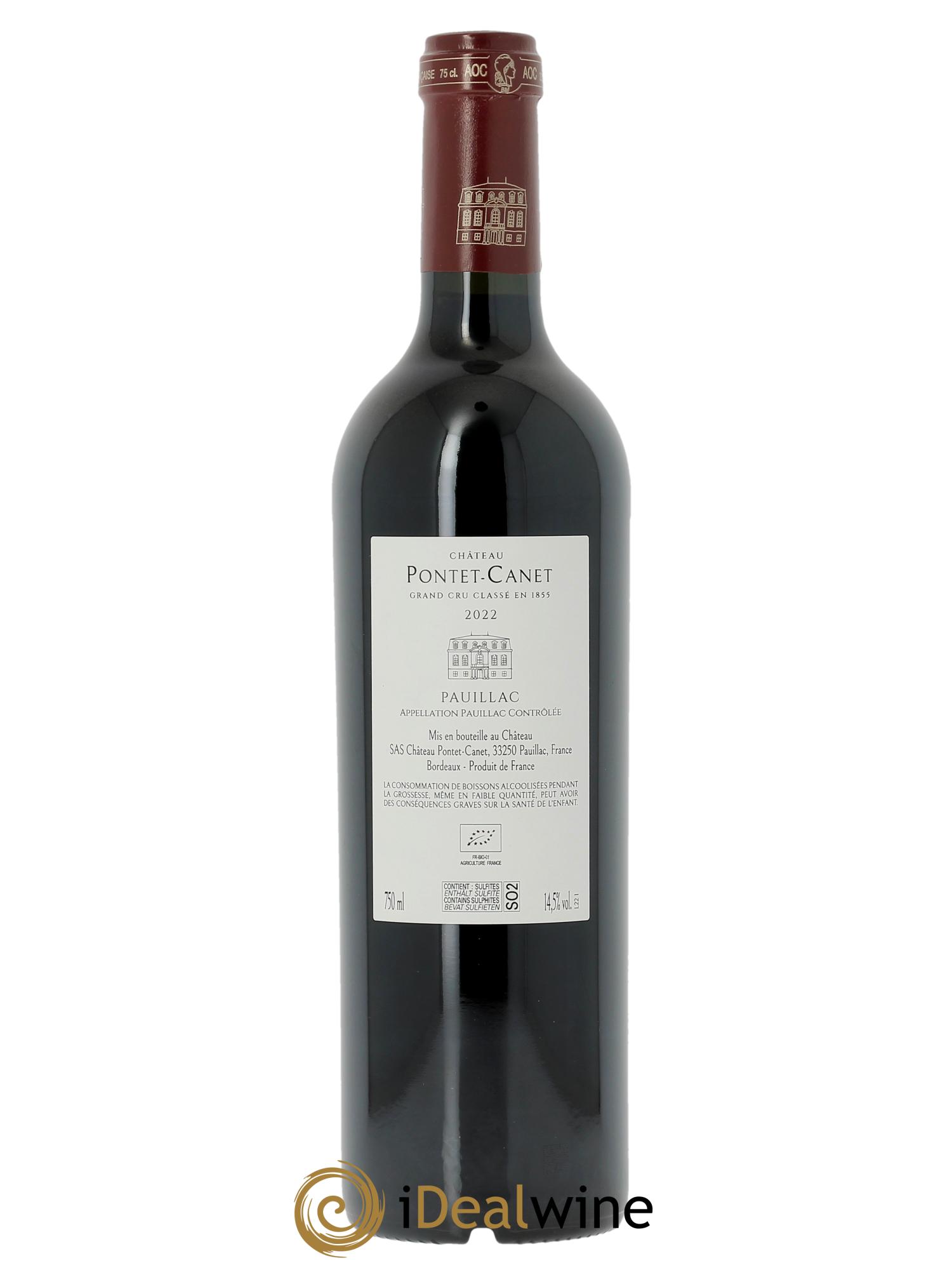 Château Grand Pontet Grand Cru Classé (CBO à partir de 3 bts) 2022 - Lot de 1 bouteille - 1