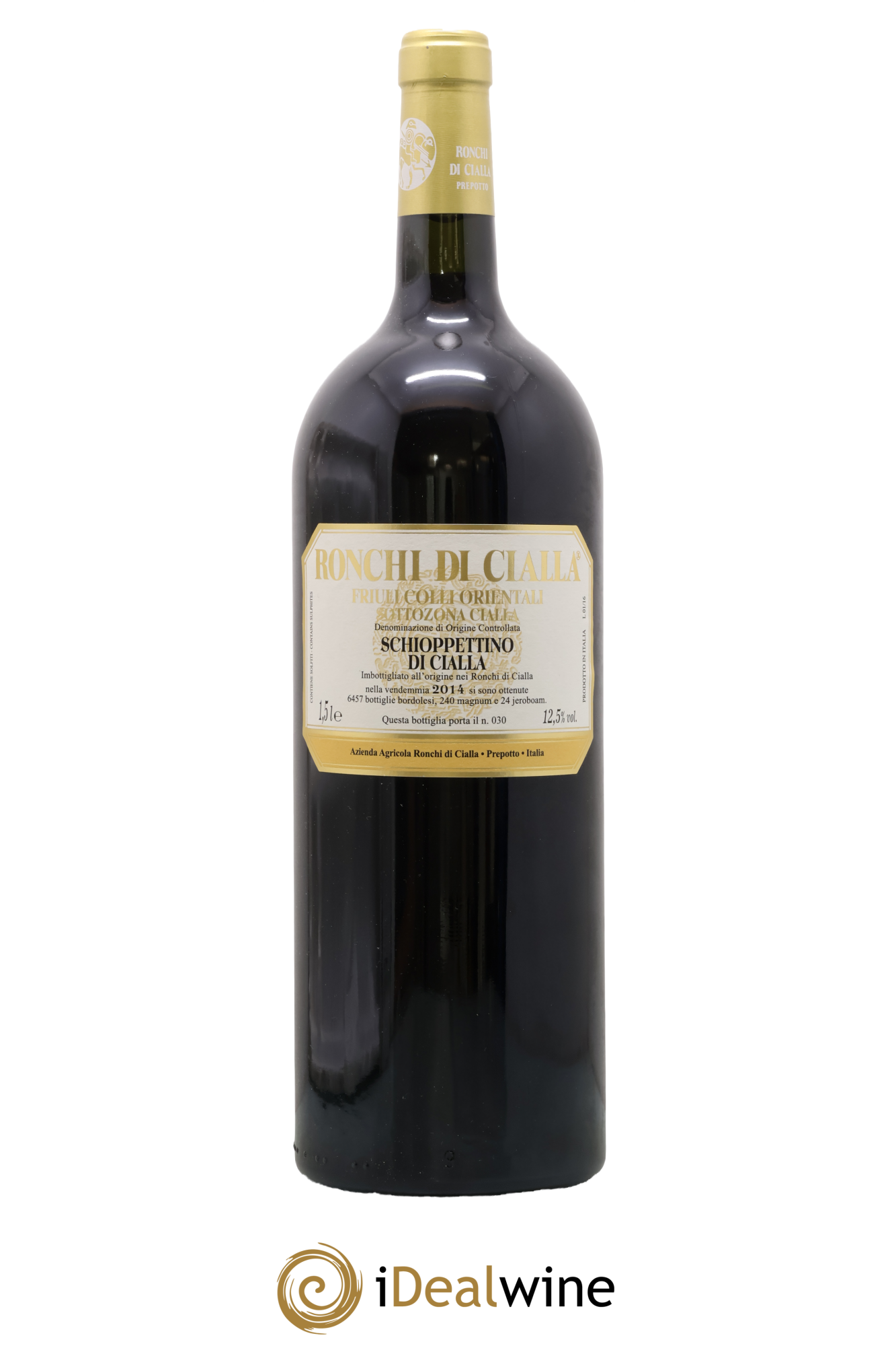 Frioul Colli Orientali del Friuli IGT Schioppettino di Cialla Azienda Agricola Ronchi di Cialla 2014 - Lot of 1 magnum - 0