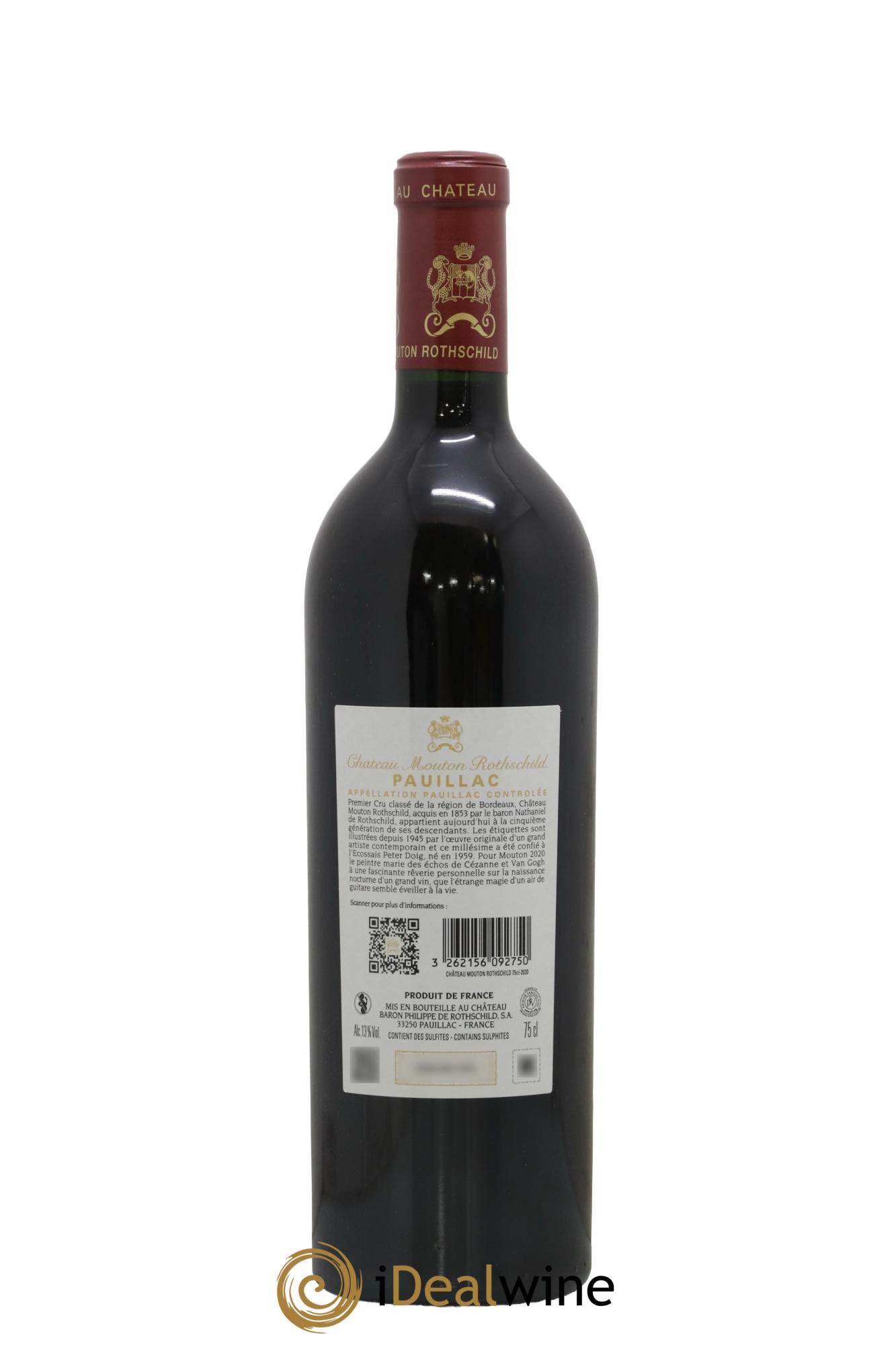 Château Mouton Rothschild 1er Grand Cru Classé 2020 - Lotto di 1 bottiglia - 2