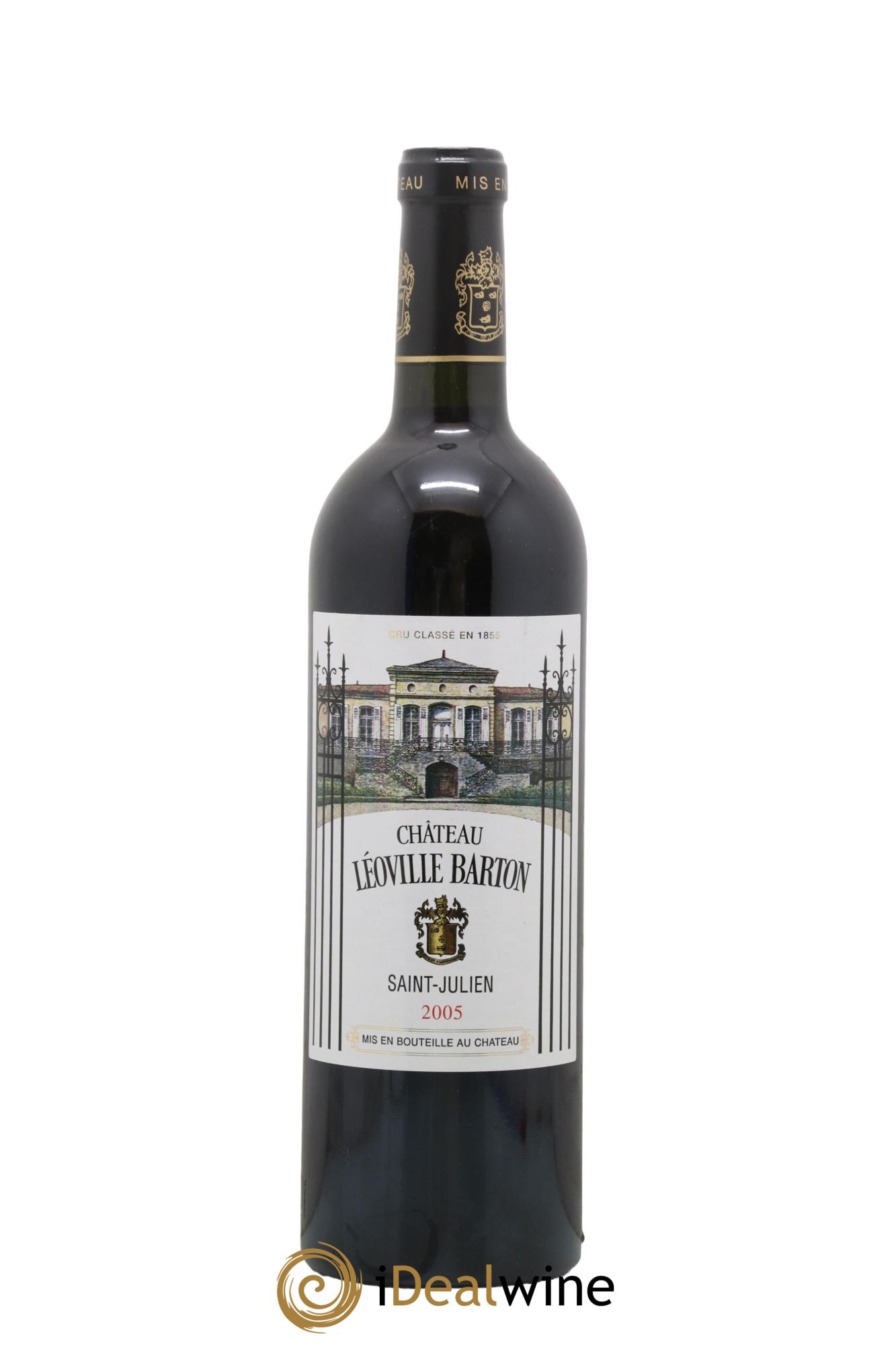 Château Léoville Barton 2ème Grand Cru Classé 2005 - Lot de 1 bouteille - 0