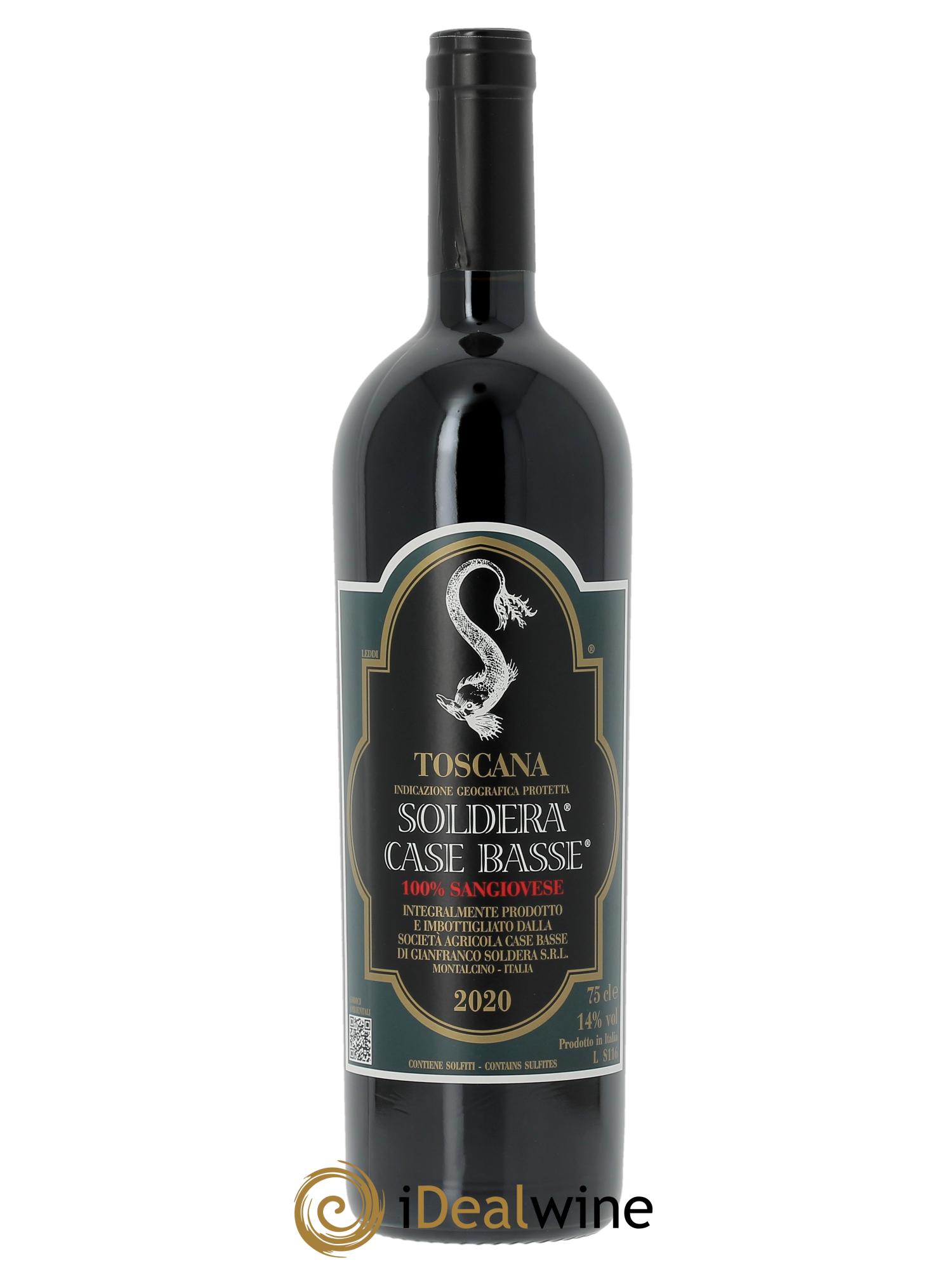 Toscana IGT Soldera Case Basse - Gianfranco Soldera 2020 - Lotto di 1 bottiglia - 0