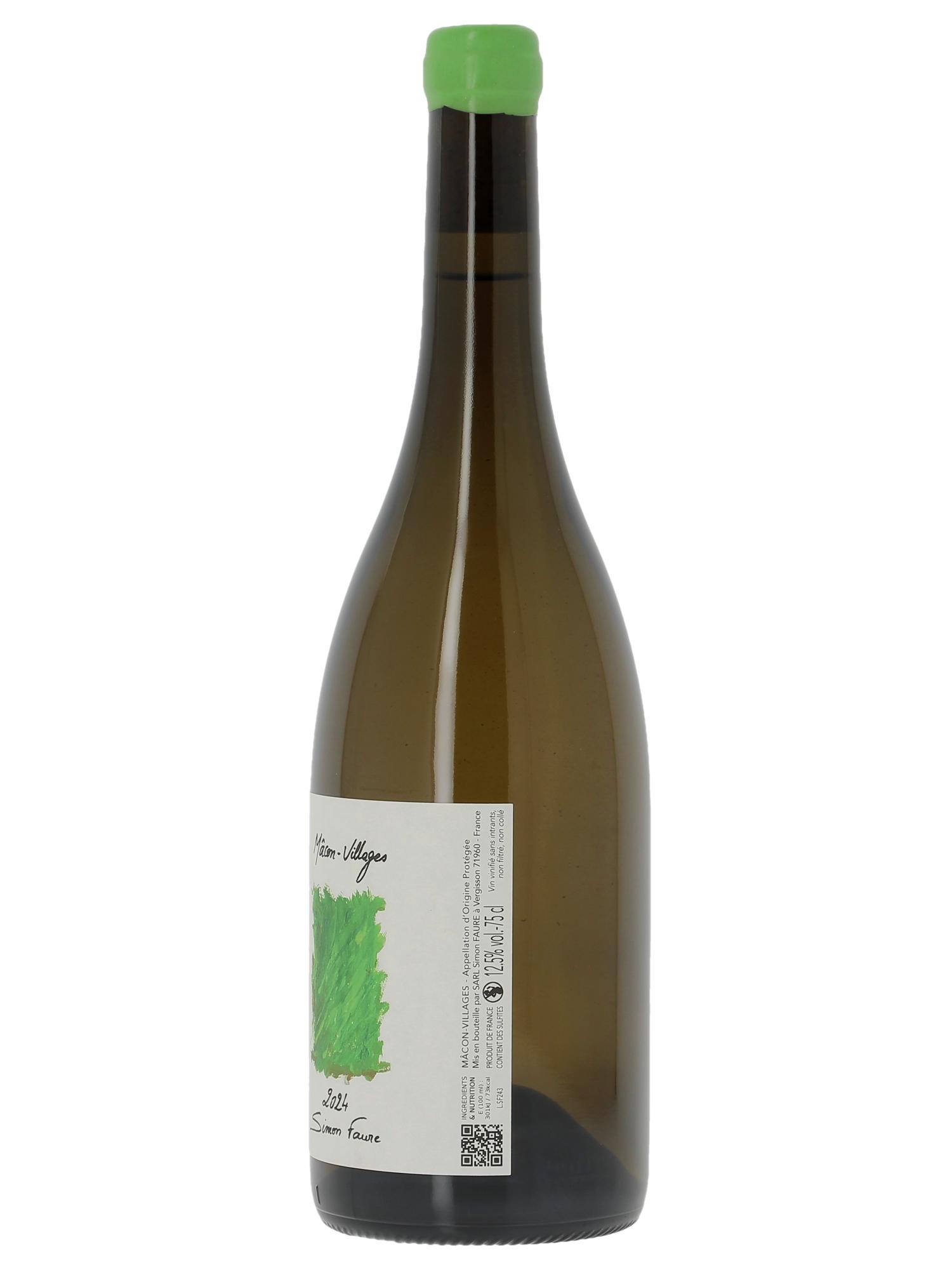 Mâcon-Villages Simon Faure 2024 - Lote de 1 botella - 1