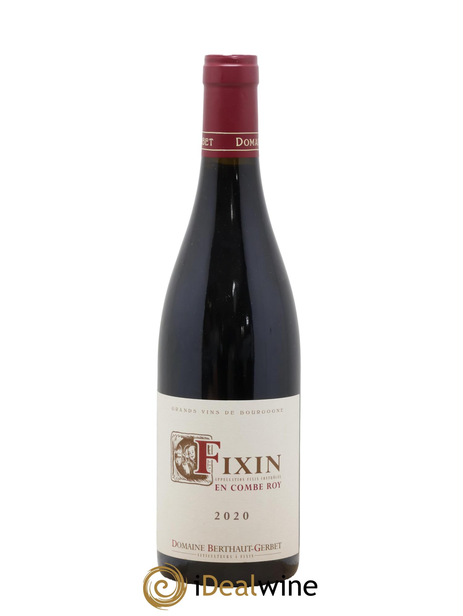 Fixin En Combe Roy Berthaut Gerbet 2020 - Lot de 1 bouteille - 0
