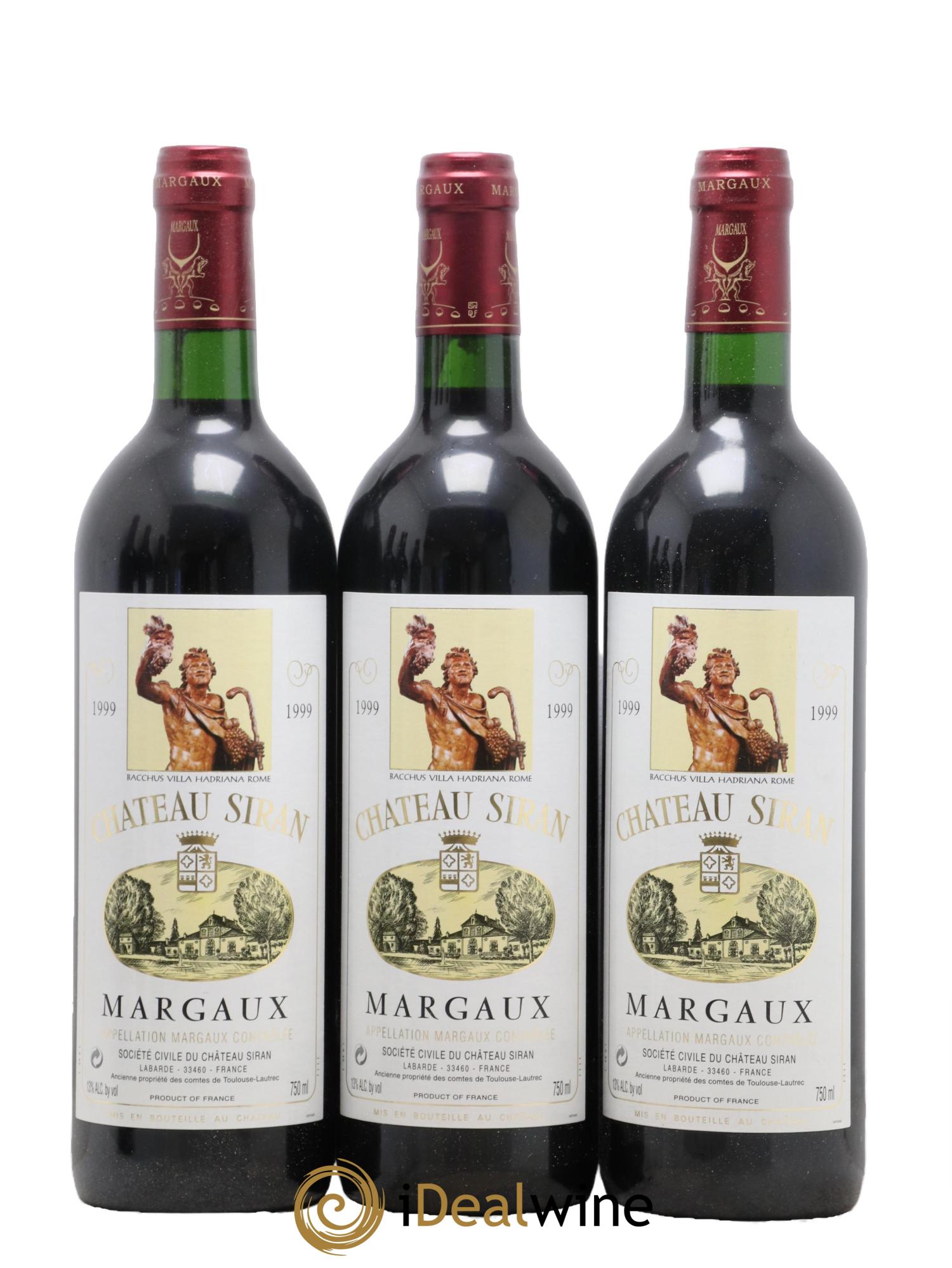 Château Siran 1999 - Lot de 6 bouteilles - 1