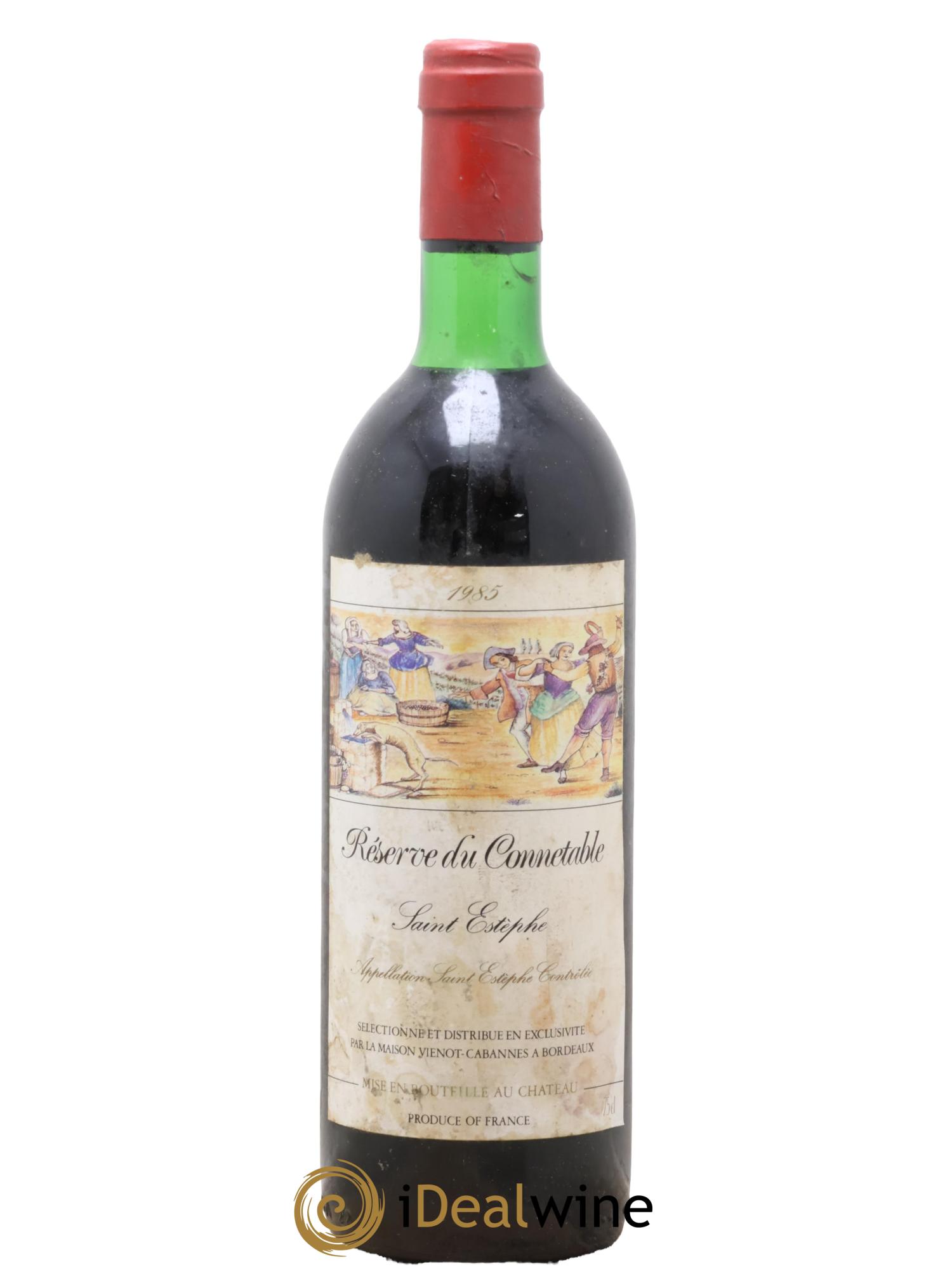 Saint-Estèphe Réserve de Connetable 1985 - Posten von 1 Flasche - 0