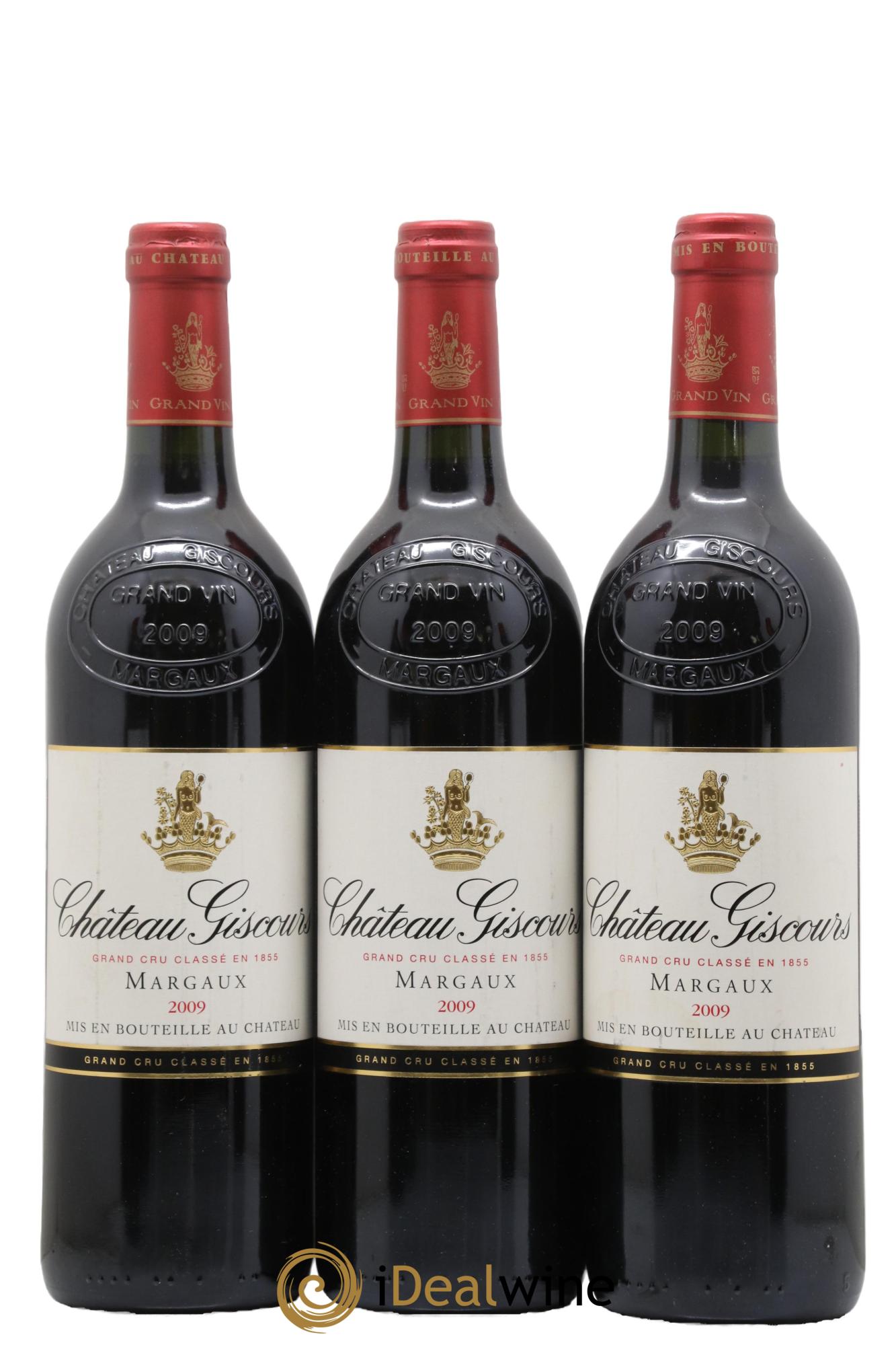 Château Giscours 3ème Grand Cru Classé 2009 - Lotto di 3 bottiglie - 0