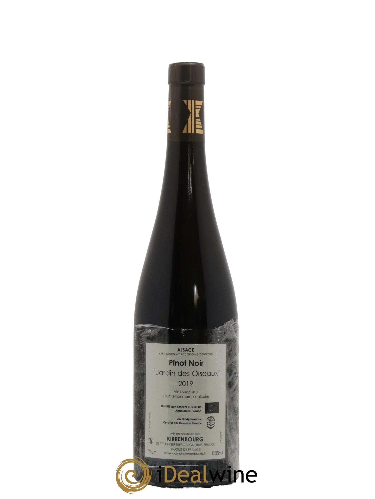 Alsace Pinot Noir Jardin des Oiseaux Domaine Kirrenbourg 2019 - Lot de 1 bouteille - 1