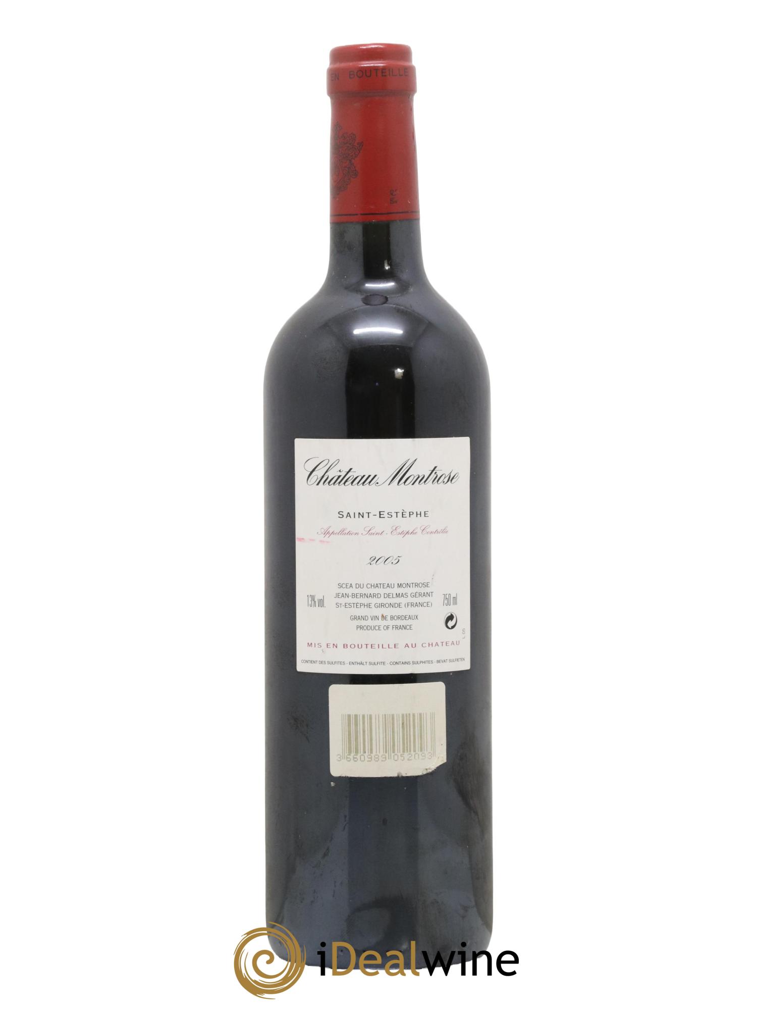 Château Montrose 2ème Grand Cru Classé 2005 - Lot de 1 bouteille - 1