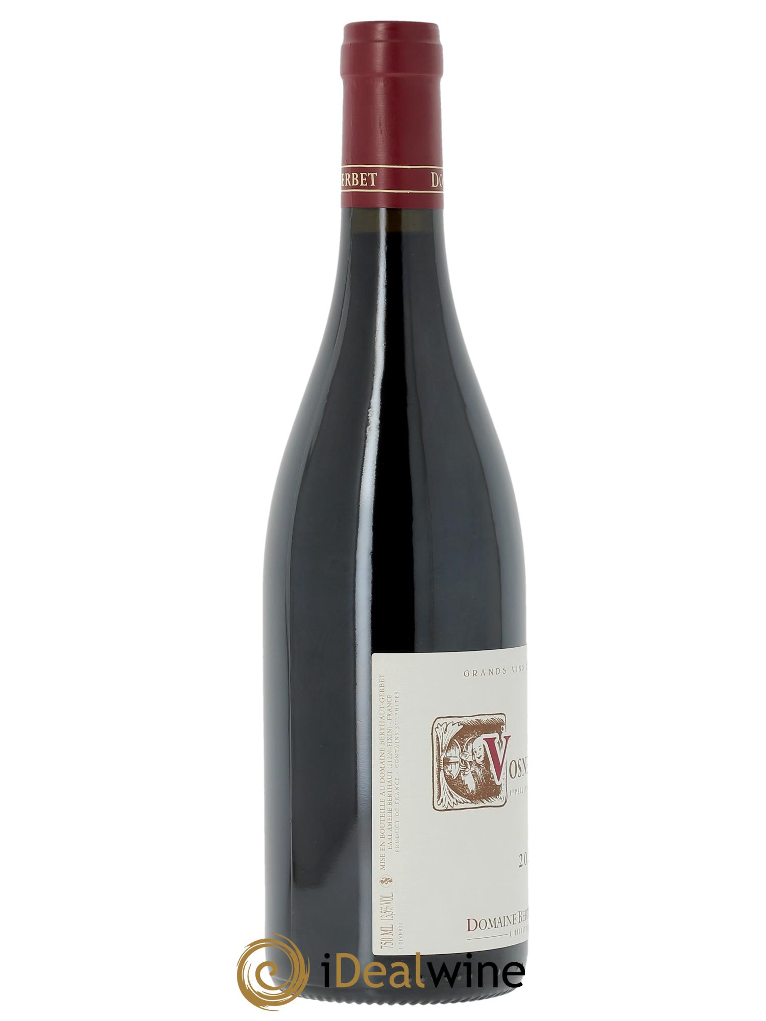 Vosne-Romanée Aux Reas Berthaut Gerbet (Domaine) 2022 - Lot de 1 bouteille - 1