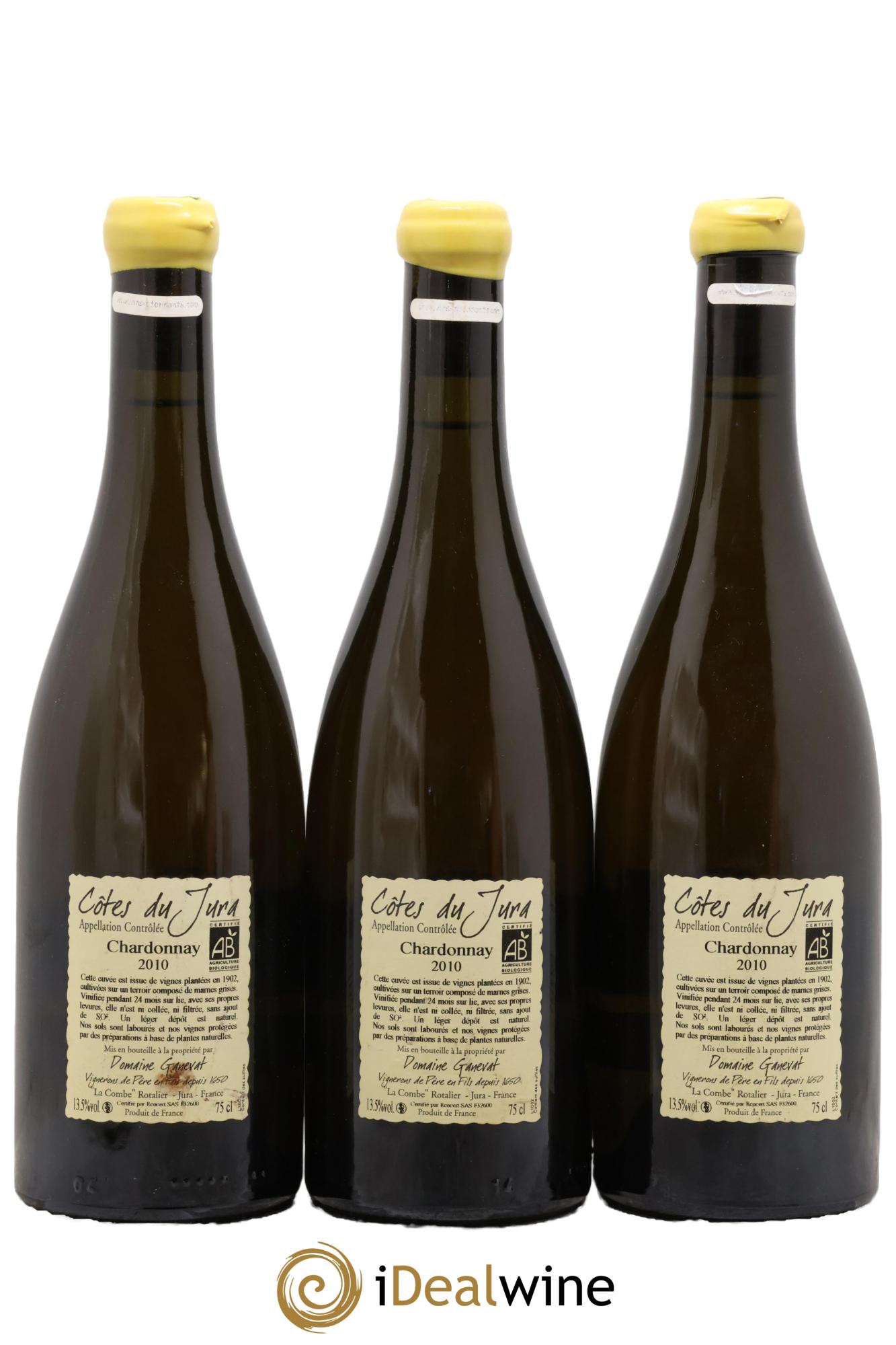 Côtes du Jura Les Chalasses Vieilles Vignes Jean-François Ganevat (Domaine) 2010 - Lot de 3 bouteilles - 1