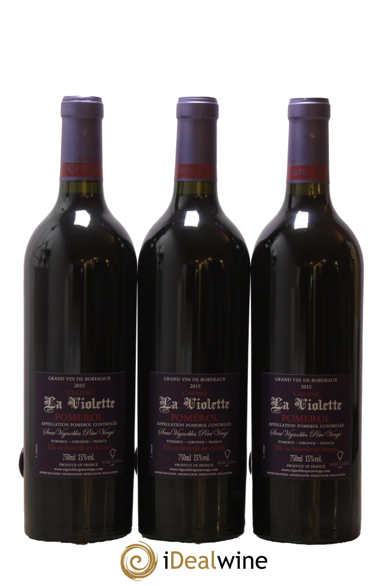 Château la Violette 2015 - Lot de 6 bouteilles - 4