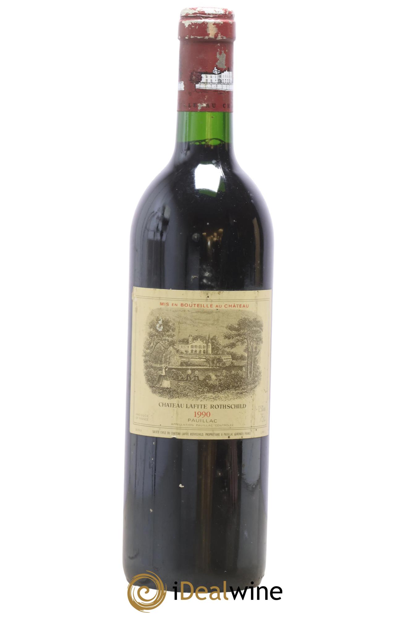 Château Lafite Rothschild 1er Grand Cru Classé 1990 - Lot de 1 bouteille - 0