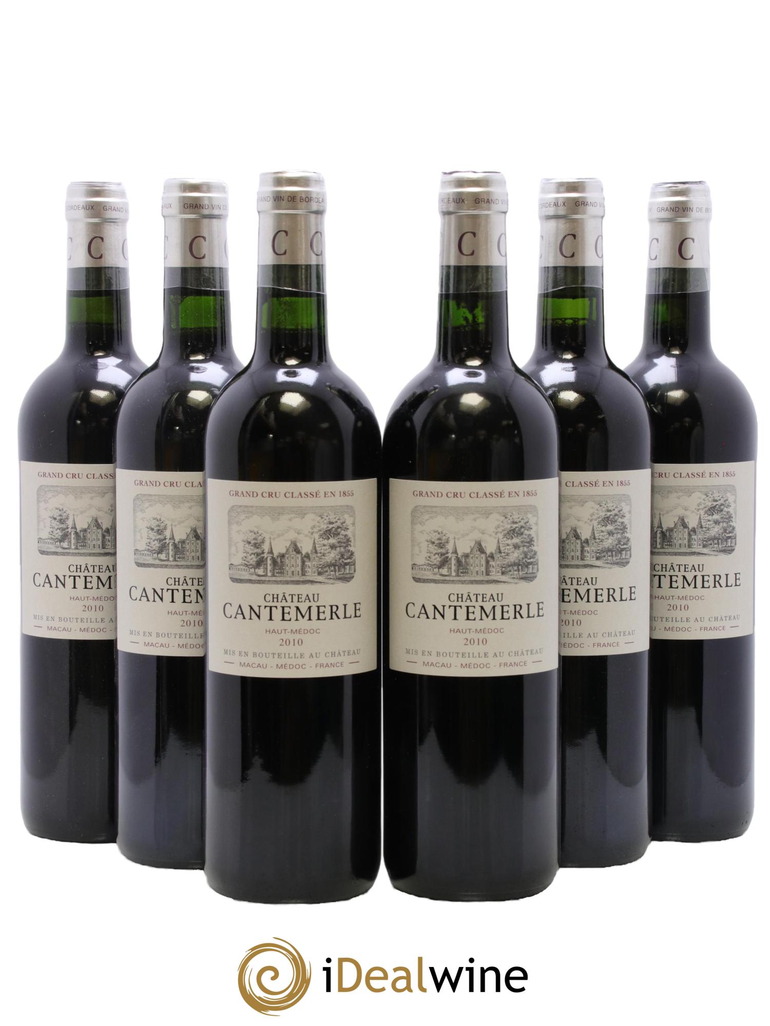 Château Cantemerle 5ème Grand Cru Classé 2010 - Lotto di 6 bottiglie - 0
