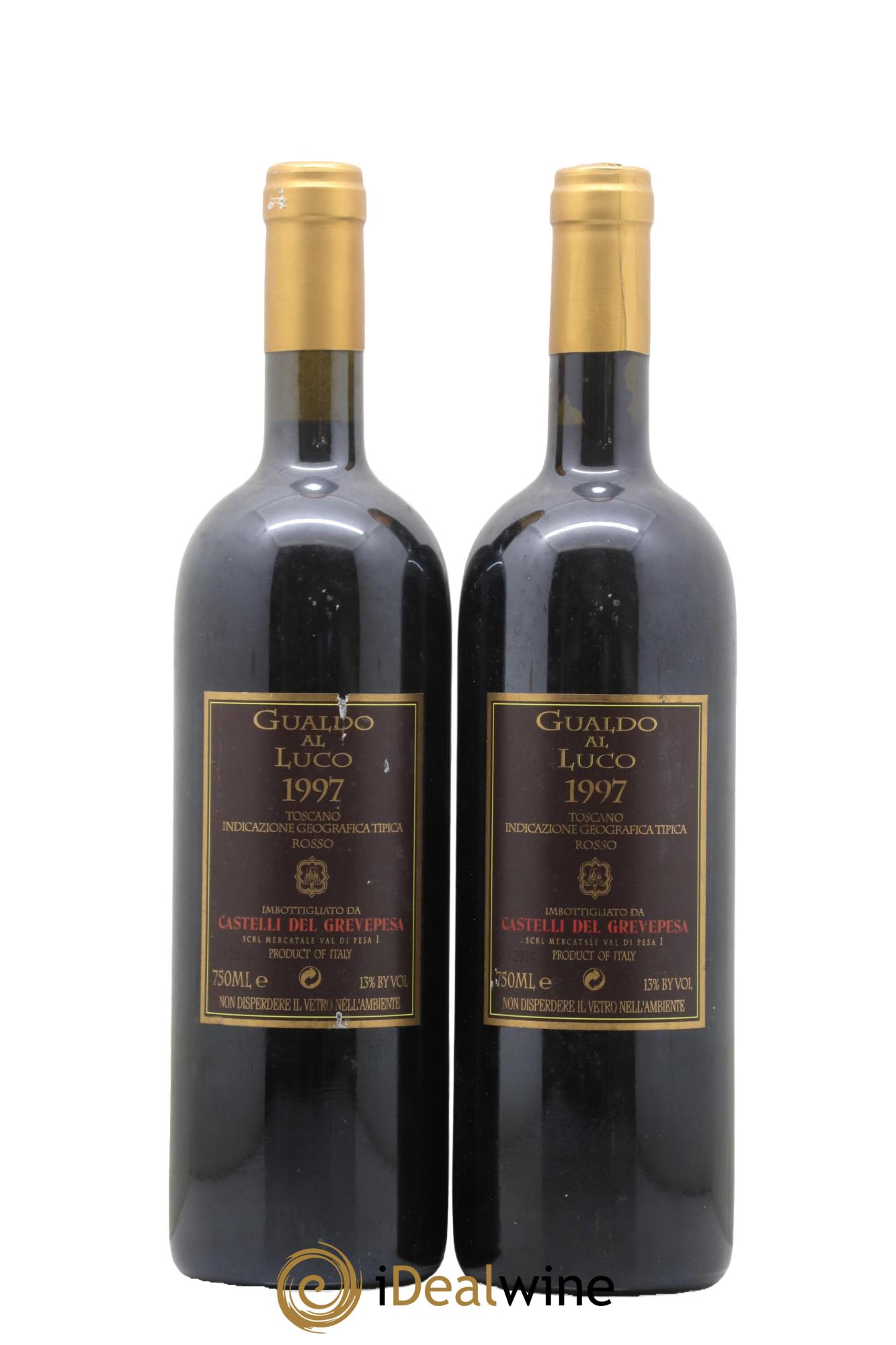 Toscana IGT Gualdo al Luco Castello du Grevepesa 1997 - Lot de 2 bouteilles - 1