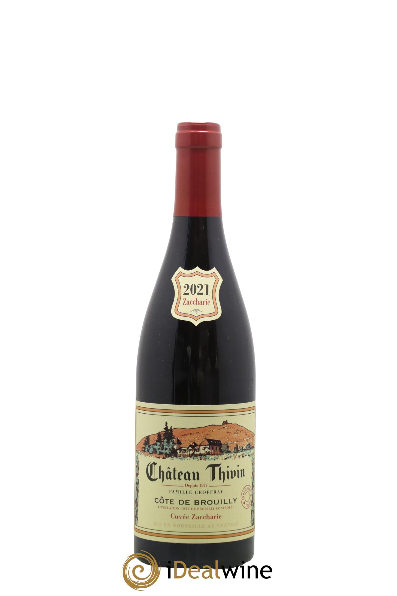 Côte de Brouilly Cuvée Zaccharie Château Thivin 2021 - Lot of 1 bottle - 0