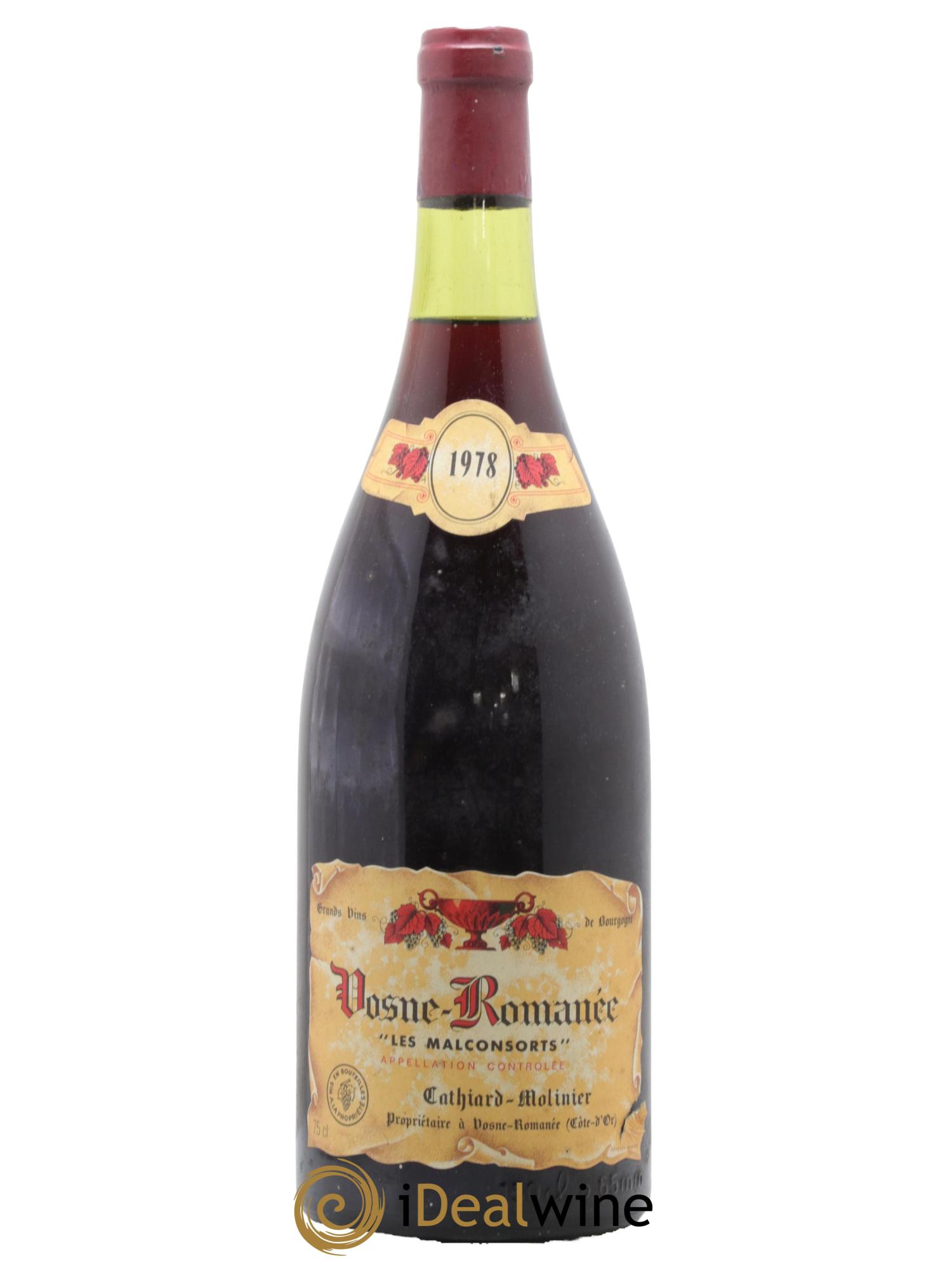 Vosne-Romanée 1er Cru Les Malconsorts Cathiard Molinier 1978 - Lot de 1 magnum - 0