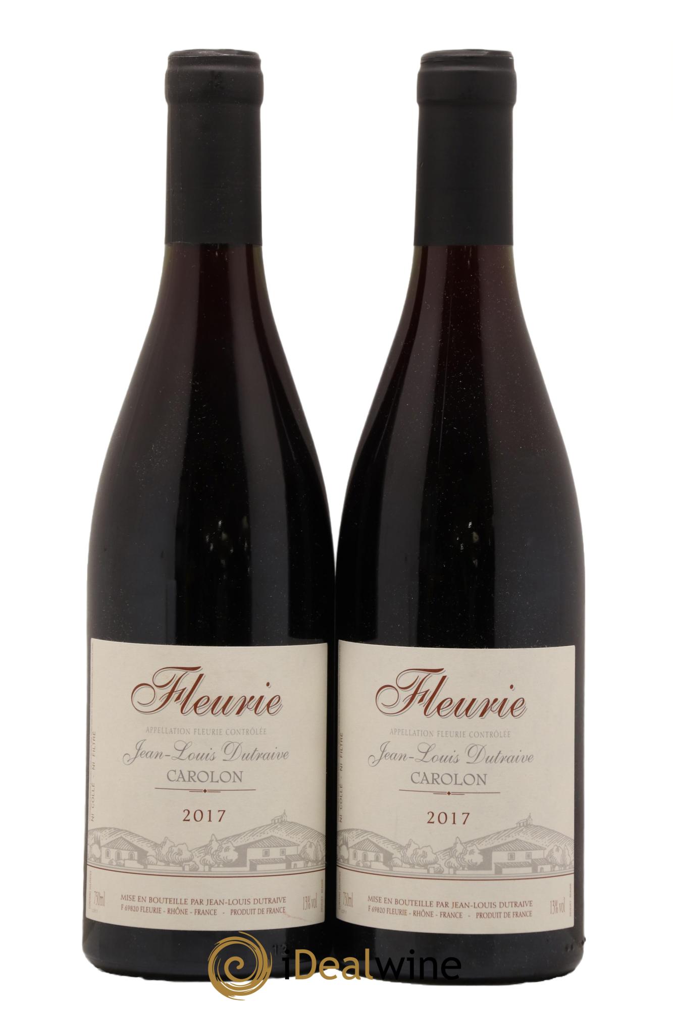 Fleurie Carolon Grand'cour (Domaine de la) - Jean-Louis Dutraive 2017 - Lotto di 2 bottiglie - 0