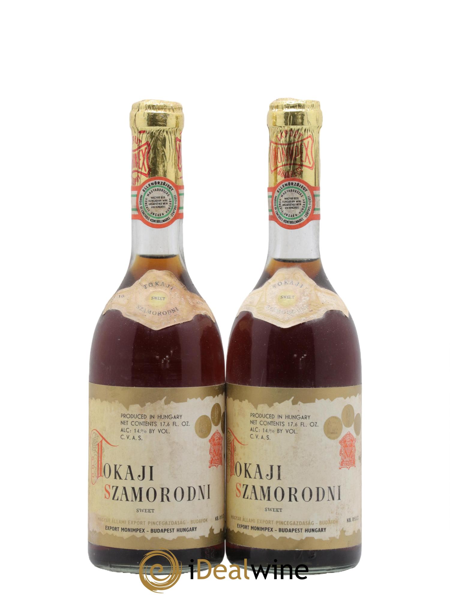 Tokaji Szamorodni Monimpex 1961 - Lot de 2 format 50cls - 0
