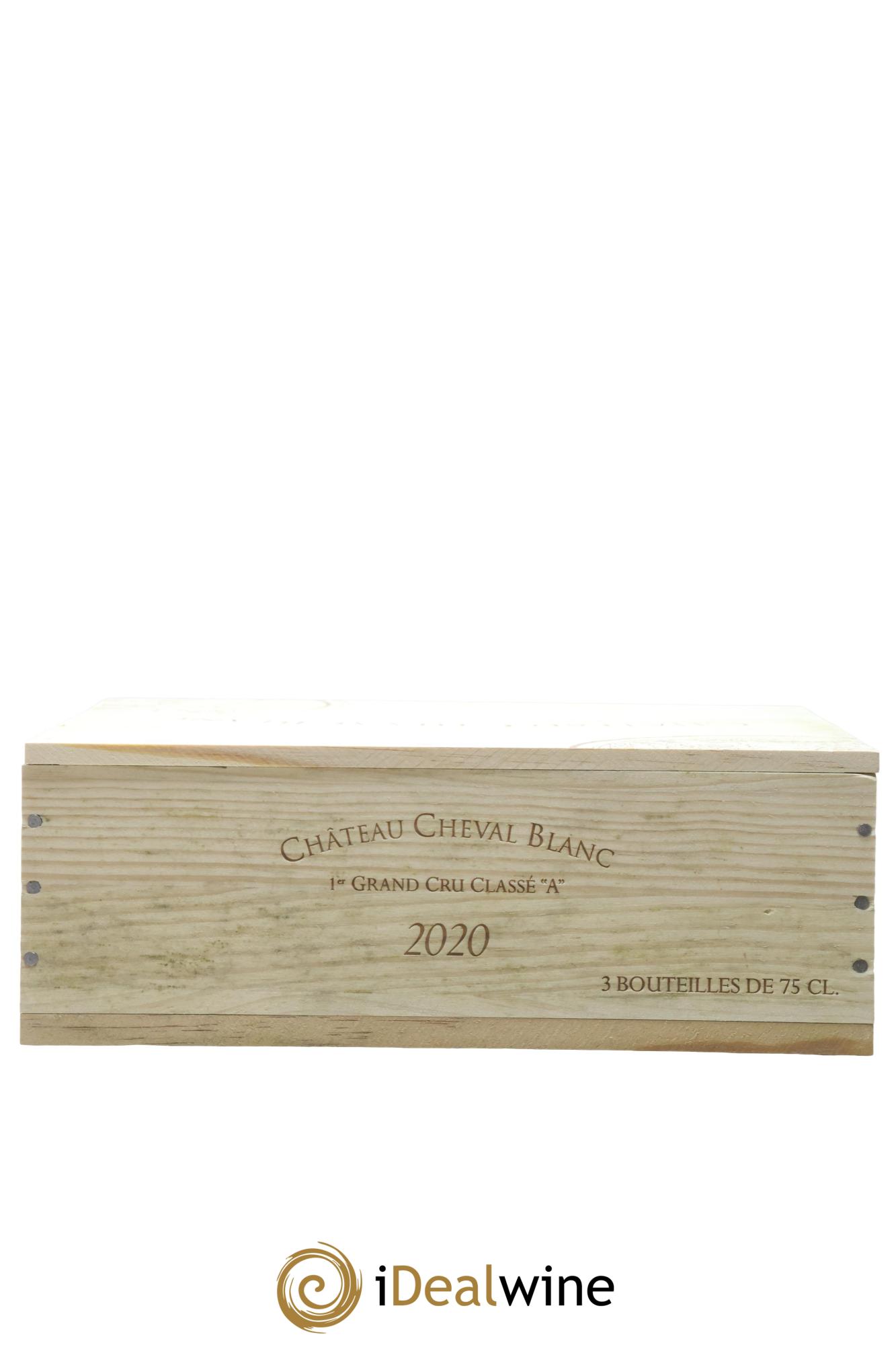 Château Cheval Blanc 1er Grand Cru Classé A 2020 - Lot of 3 bottles - 3