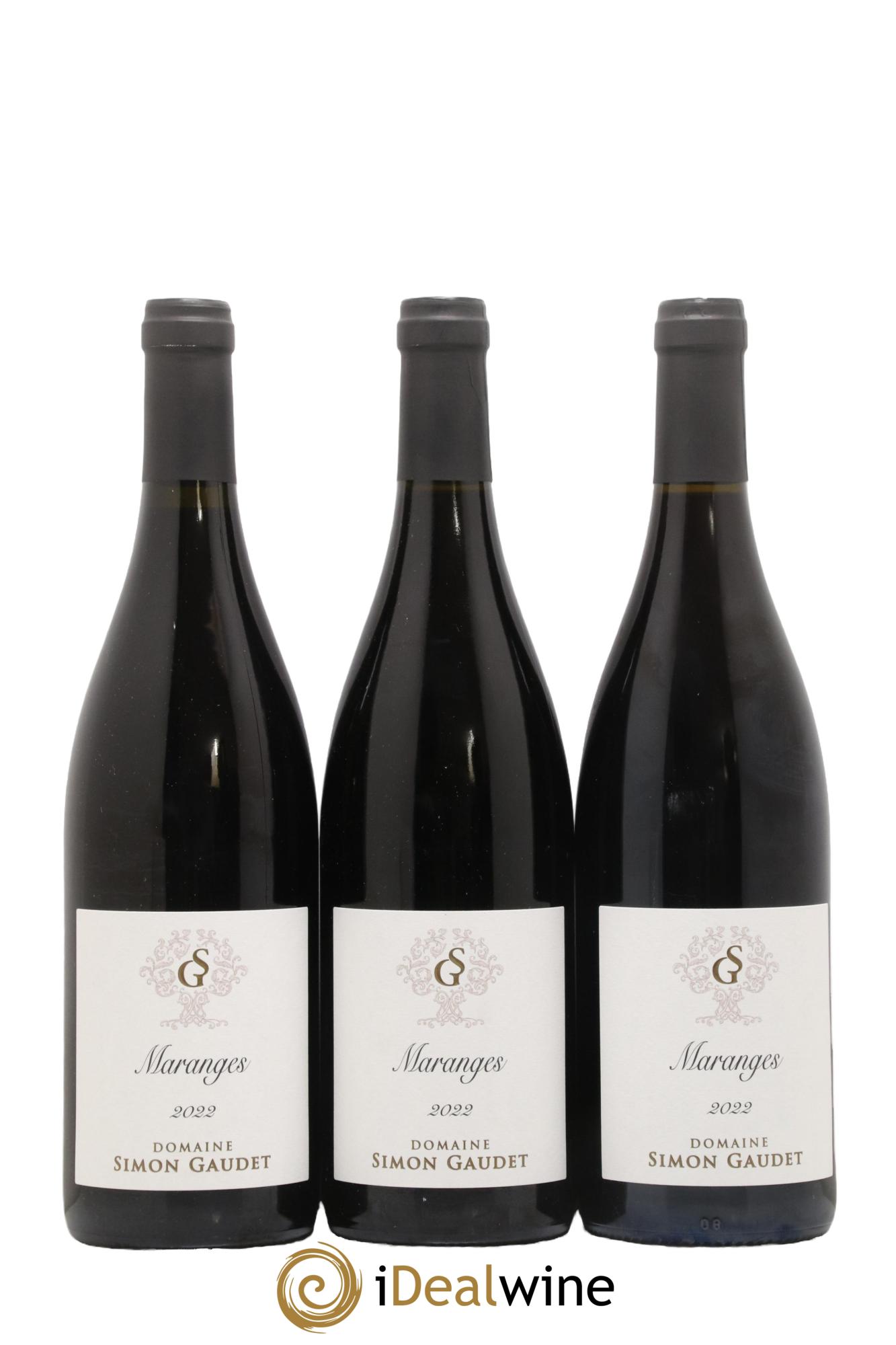 Maranges Domaine Simon Gaudet 2022 - Lot de 3 bouteilles - 0