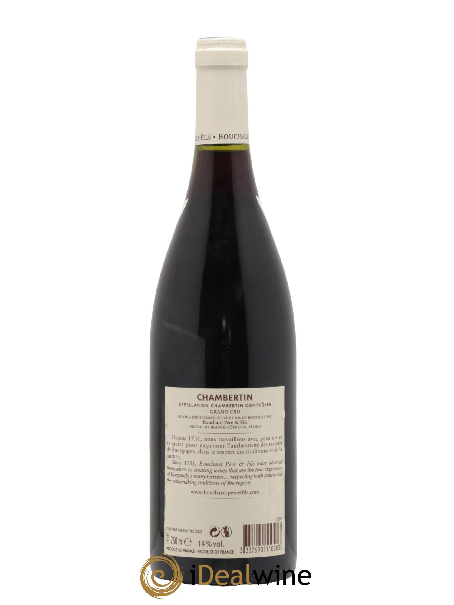 Chambertin Grand Cru Bouchard Père & Fils 2009 - Lot de 1 bouteille - 1