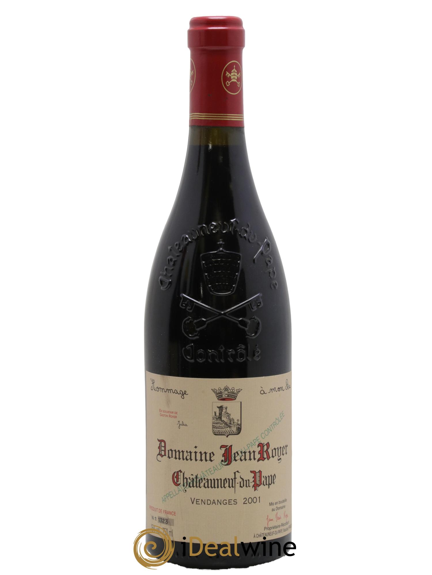 Châteauneuf-du-Pape Hommage à Mon Père Royer 2001 - Lot de 1 bouteille - 0